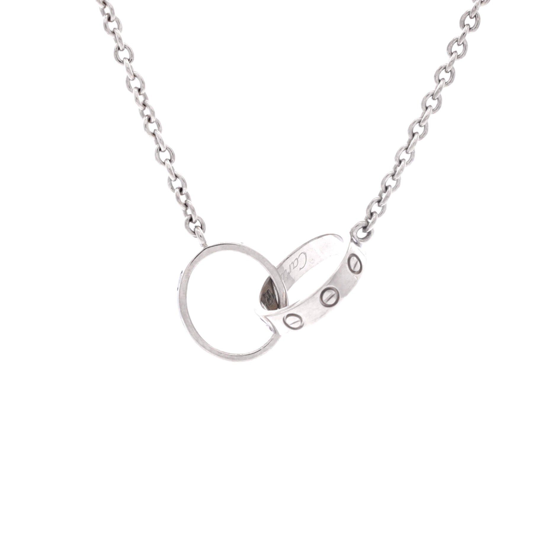 Cartier Love Interlocking Necklace Size ONE SIZE - 1 Thumbnail