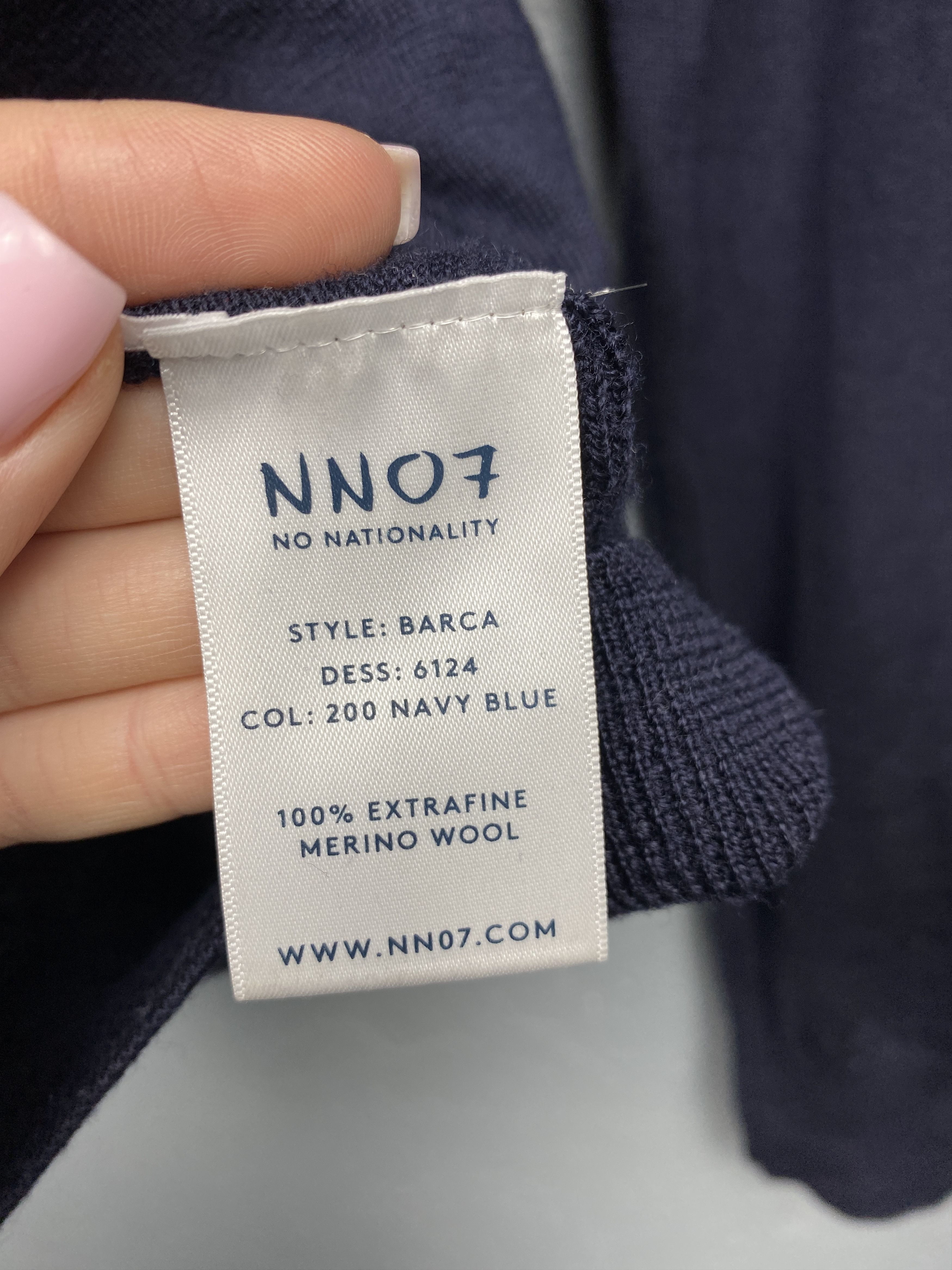 NN07 Nn07 No Nationality Mens Merino Wool Knit Sweater Size US M / EU 48-50 / 2 - 4 Thumbnail