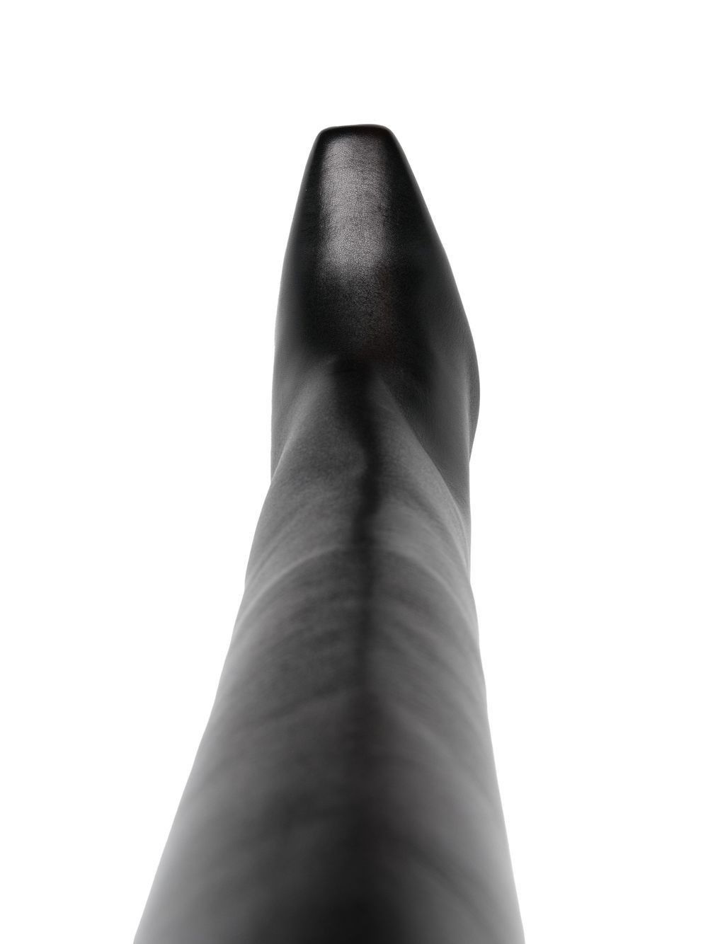 Off-White o1gr1nt1124 Nappa High Allen Boots in Black Size US 8 / IT 38 - 2 Thumbnail