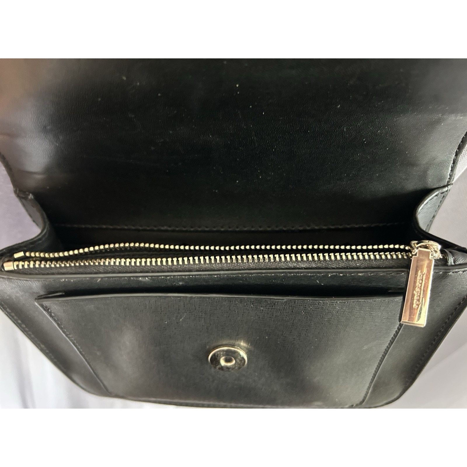 Kate Spade Kate Spade Leopard Print Leather Remi Crossbody Bag Black Size ONE SIZE - 8 Thumbnail