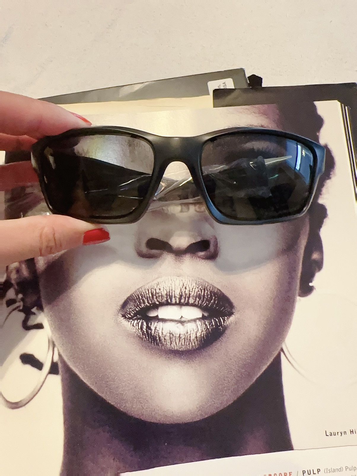 Oakley Chainlink Matte Black Frame Gray Polarized Lens