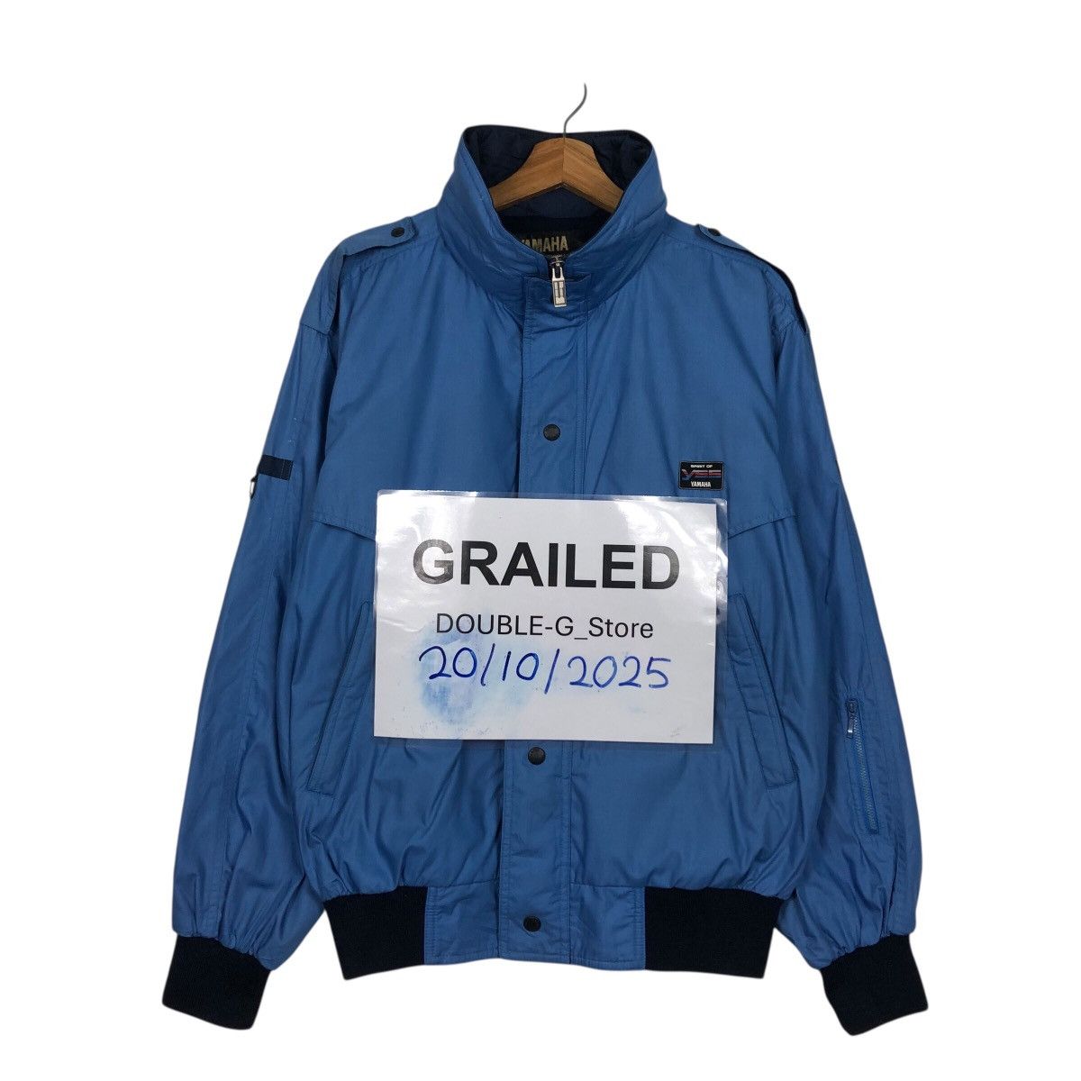Japanese Brand 📌Vintage Bomber Racing Jacket Yamaha Blanket Issey Miyake Size US L / EU 52-54 / 3 - 1 Thumbnail