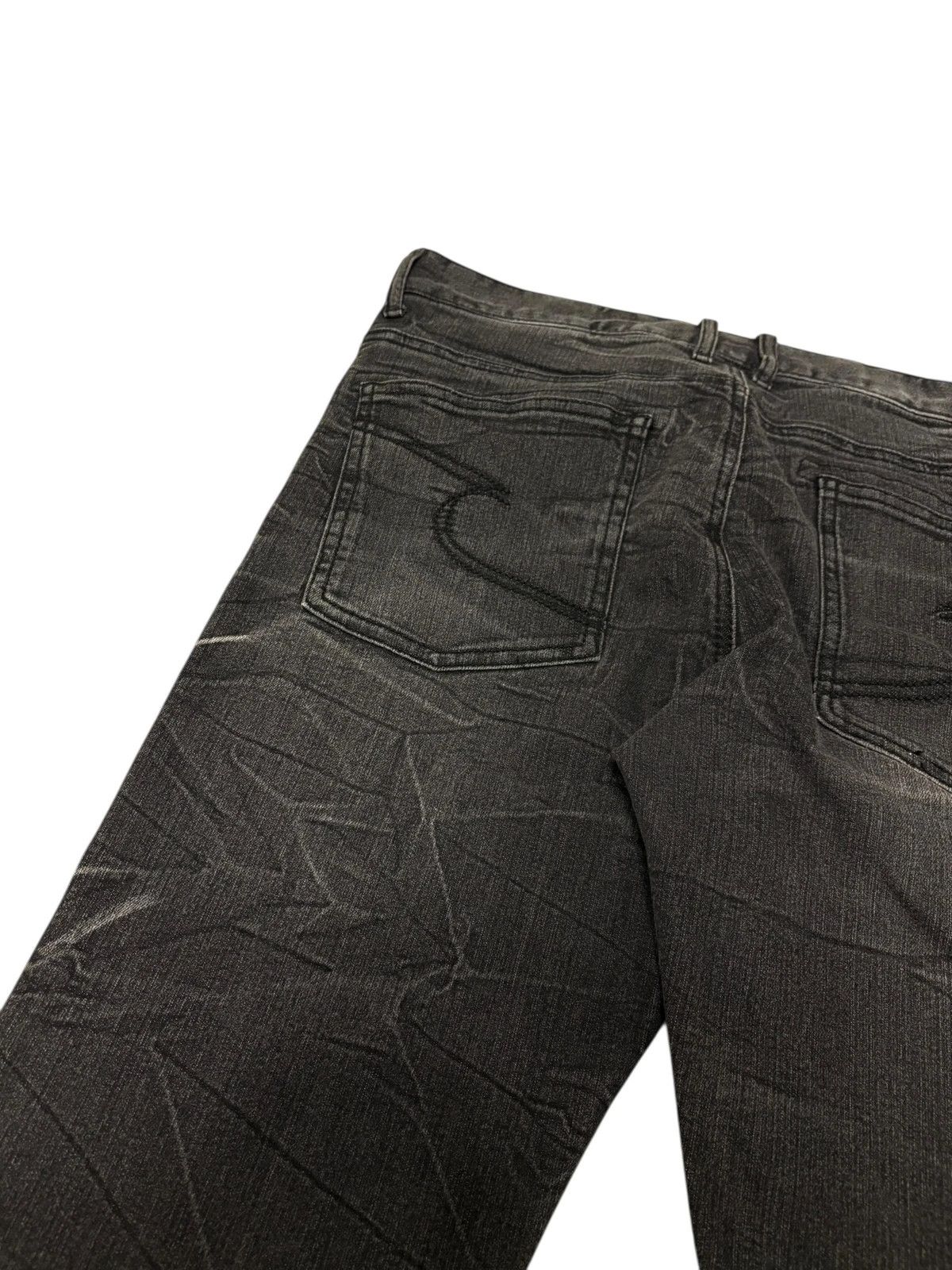 semanticdesign Japanese Brand black gradient claw mark denim jeans Size US 32 / EU 48 - 5 Thumbnail