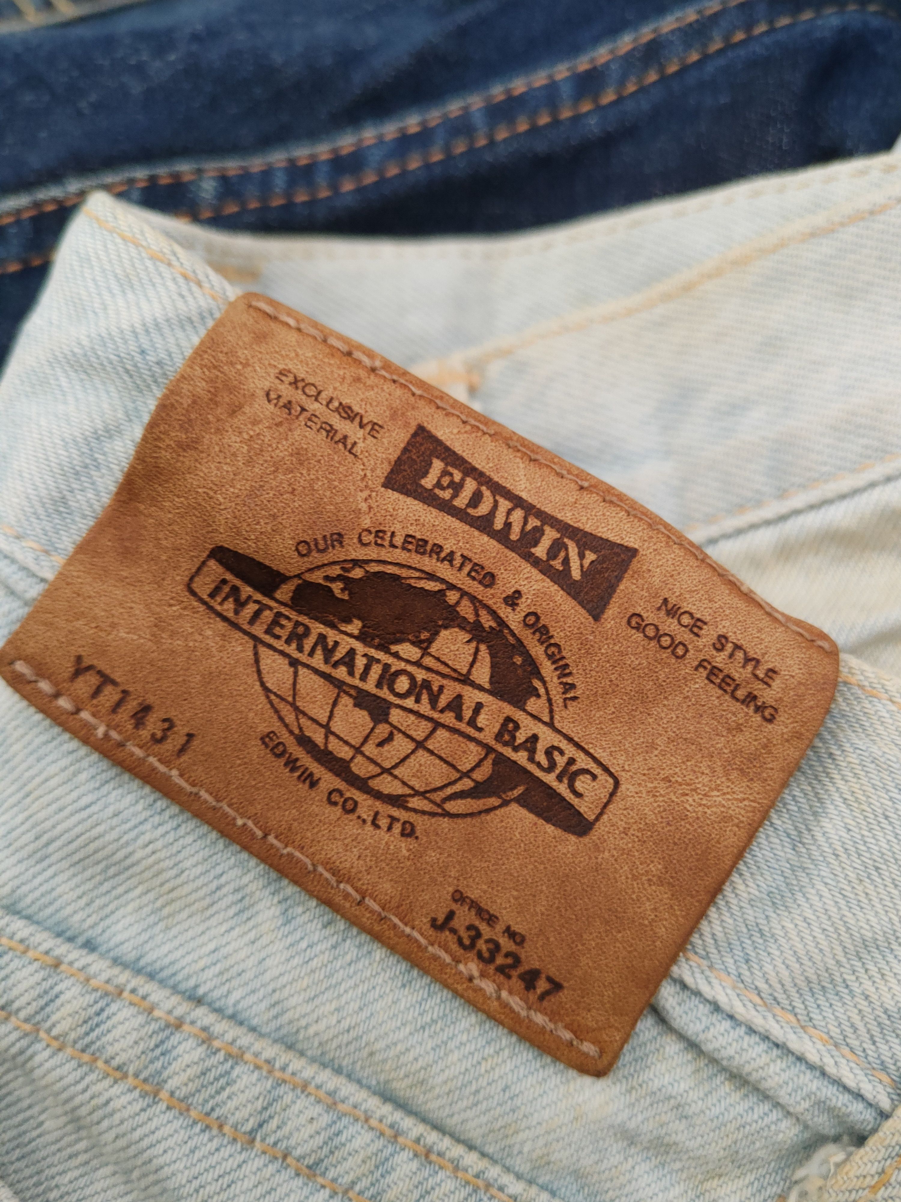 Edwin Edwin Light Blue Distressed Ripped Jeans #W1402 Size US 27 - 13 Thumbnail
