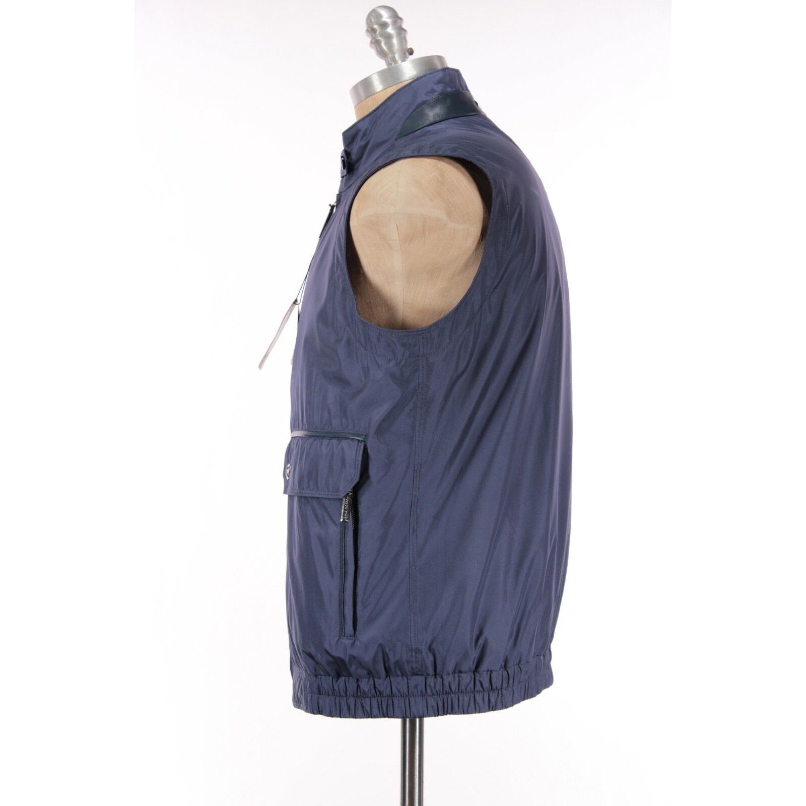 Stefano Ricci Stefano Ricci Vest Size M US In Blue Silk Size US M / EU 48-50 / 2 - 2 Thumbnail