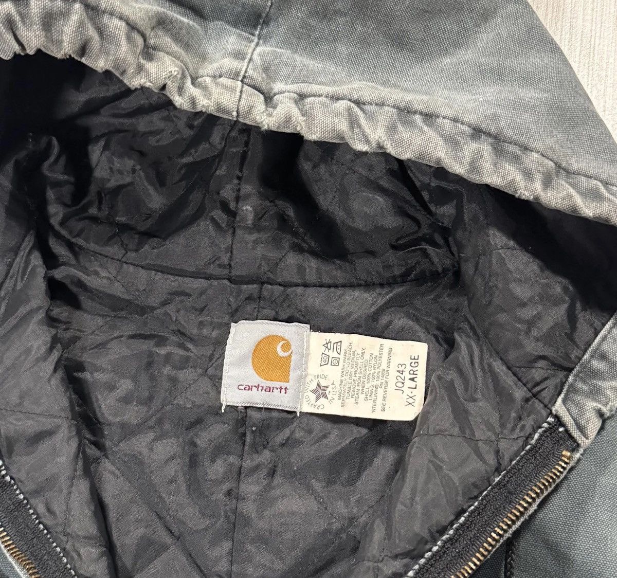 Carhartt Vintage Carhartt Green Hooded Jacket (Size XXL) Size US XXL / EU 58 / 5 - 2 Thumbnail