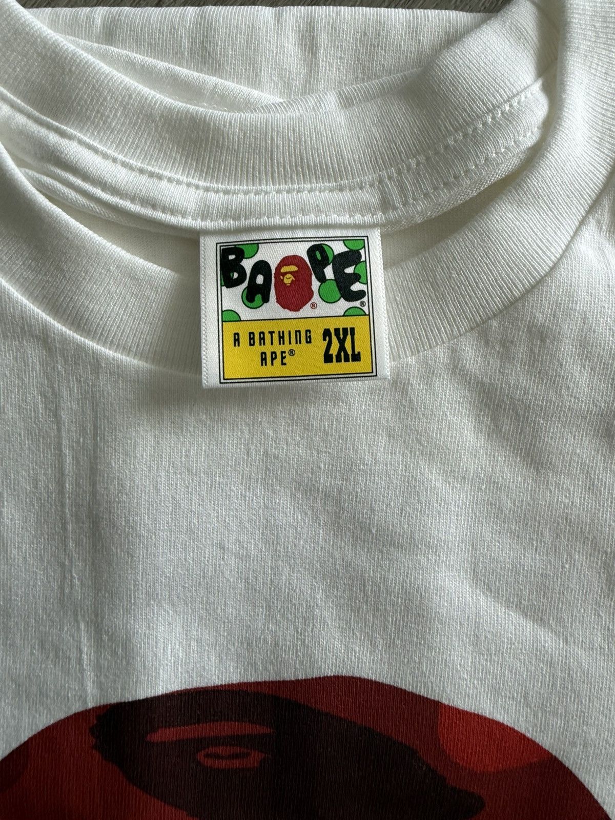 Bape Bape Ape Head Tee Size US XXL / EU 58 / 5 - 6 Thumbnail