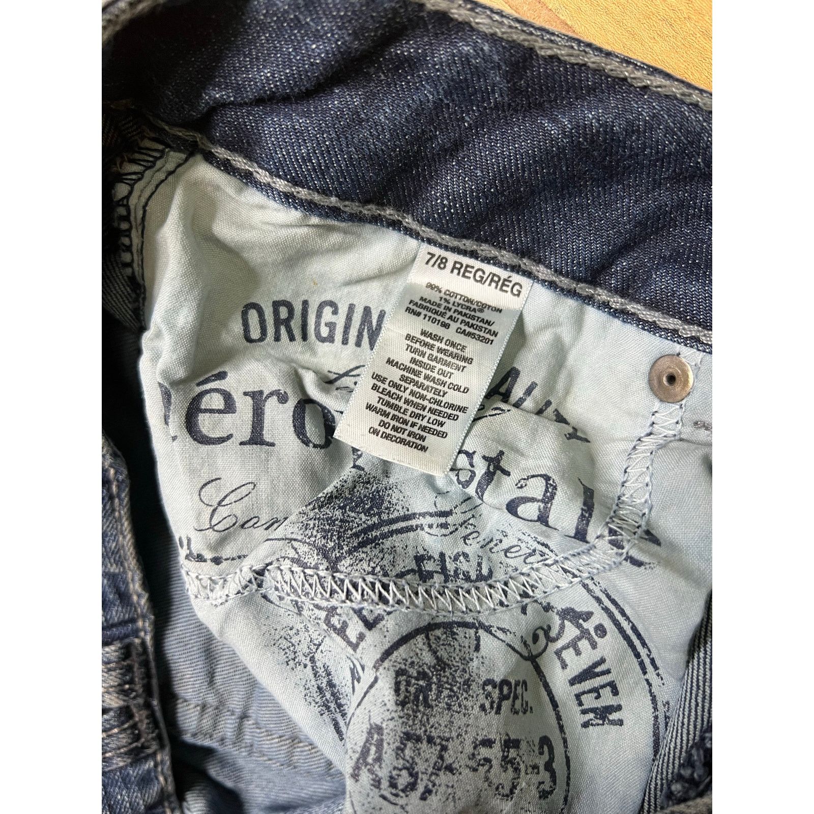 Aeropostale Y2K Aeropostale Bayla Skinny Denim Sz 7/8 Reg Low Rise Size 30" / US 8 / IT 44 - 5 Thumbnail