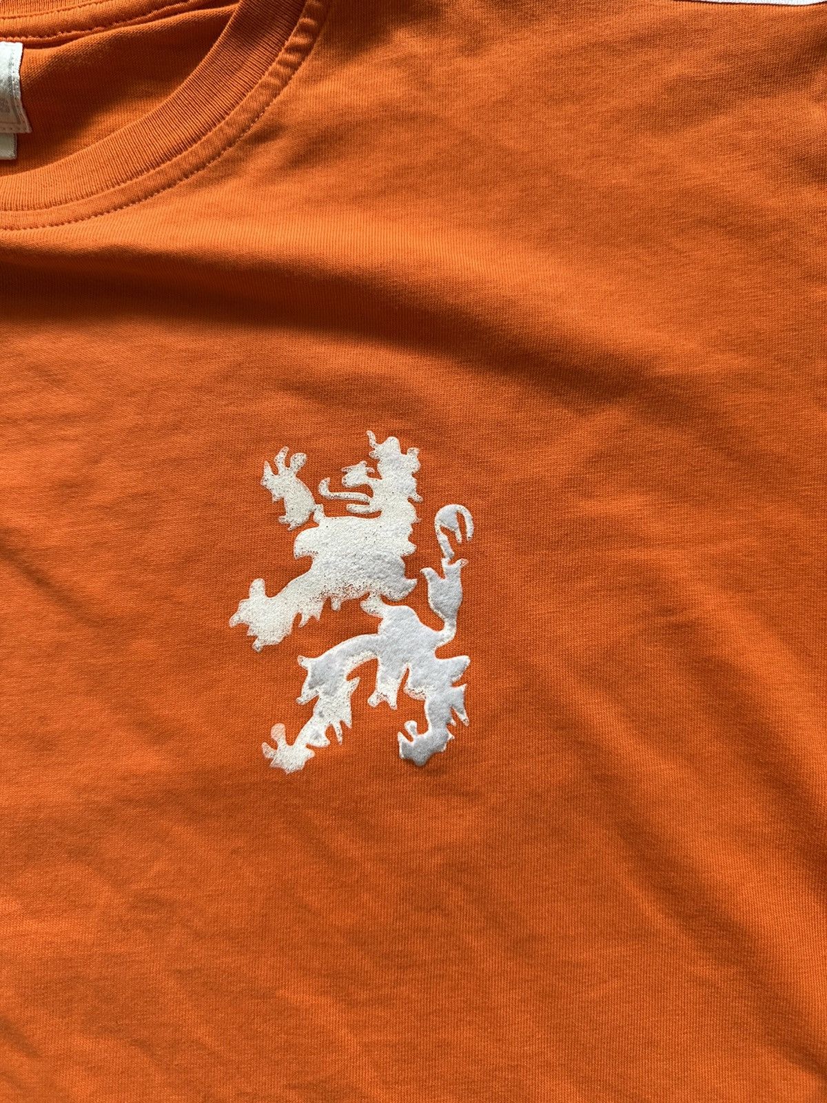 Adidas Vintage Adidas Netherlands 1982/83 Soccer T-shirt Jersey Y2K Size US L / EU 52-54 / 3 - 3 Thumbnail