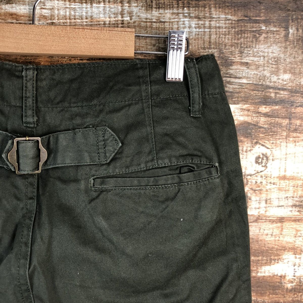 Japanese Brand Imp green Cargo buckle back utility Multipocket Pants #A2434 Size US 28 / EU 44 - 19 Thumbnail