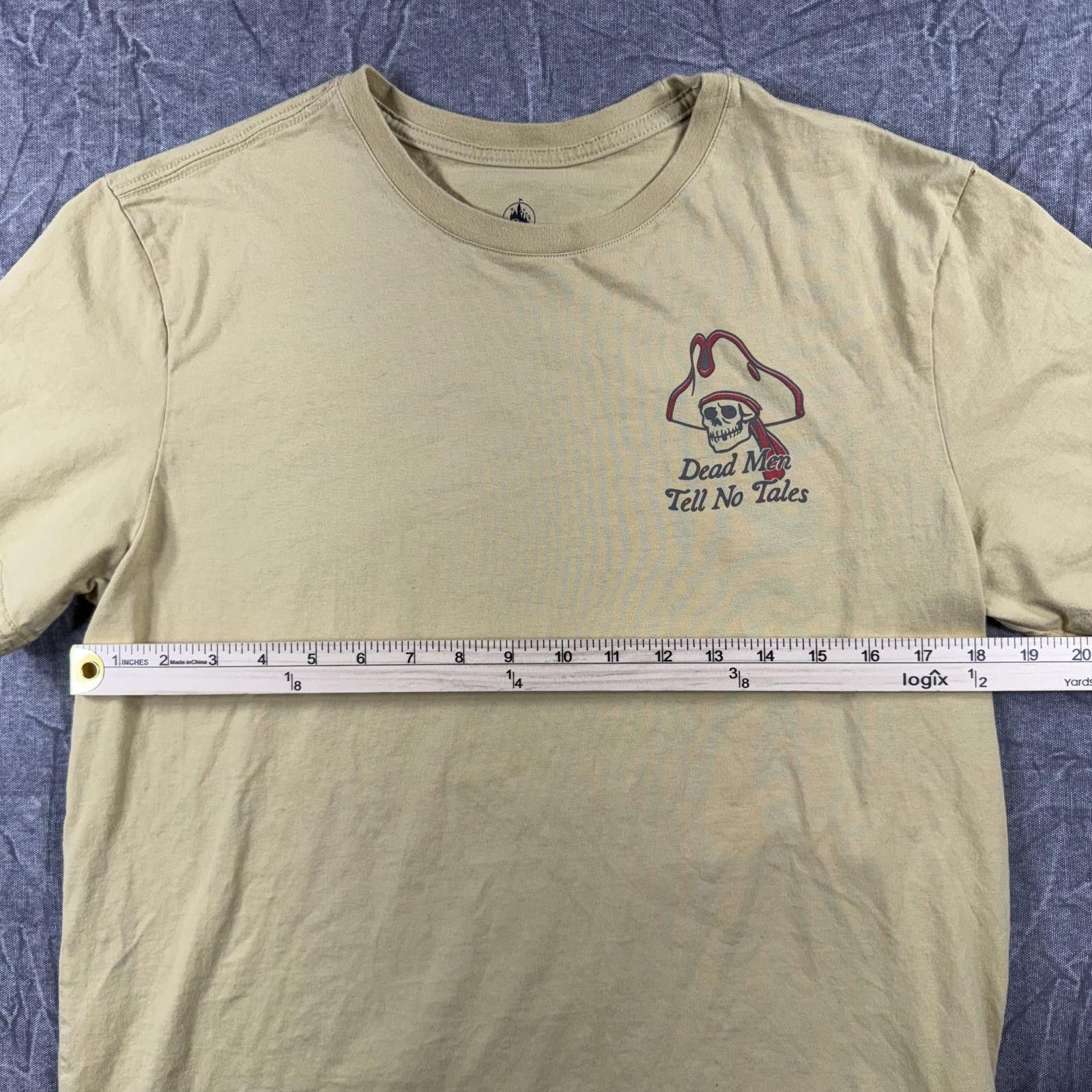 Disney Disney Shirt Unisex M Yellow Parks Pirates of the Caribbean Size ONE SIZE - 5 Thumbnail