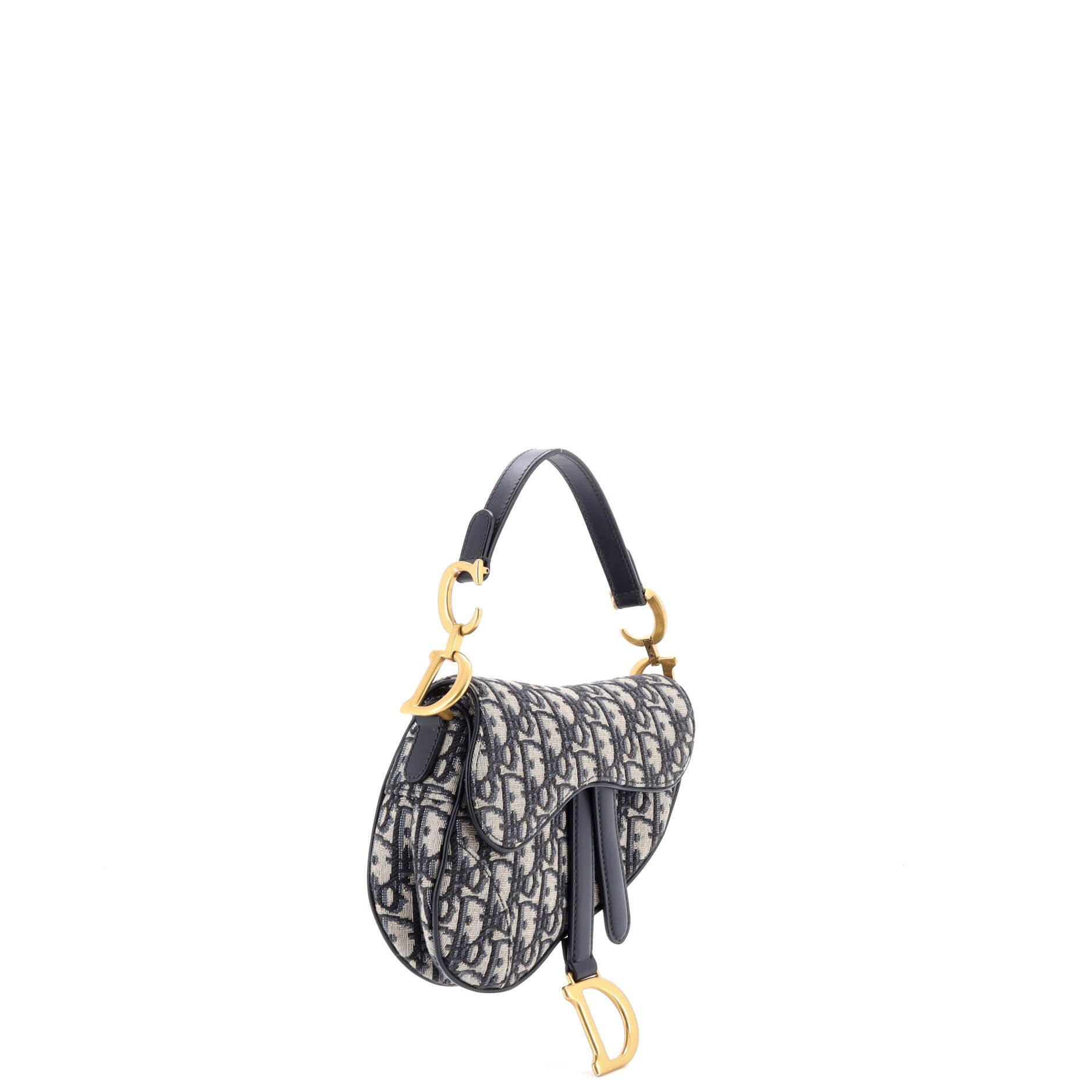 Dior Saddle Handbag Oblique Canvas Mini Size ONE SIZE - 1 Thumbnail