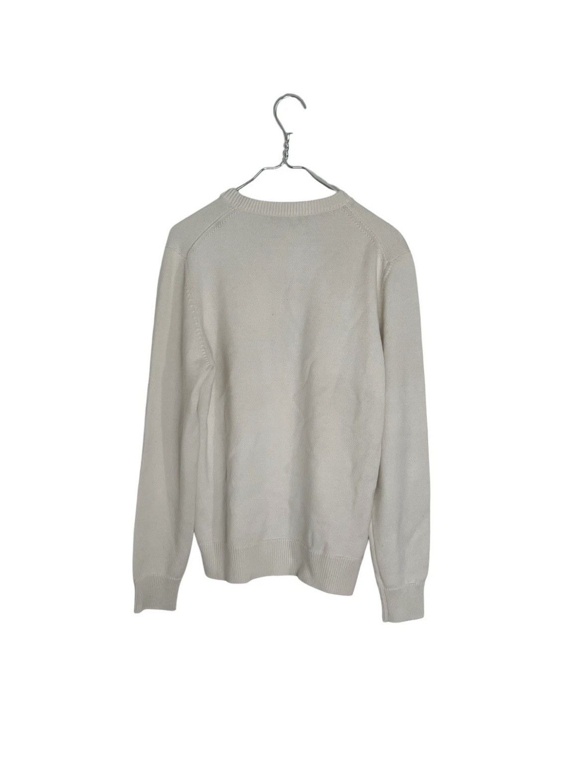 Dolce & Gabbana Dolce & Gabbana Men's Wool Logo Sweater White Size Medium DG Size US M / EU 48-50 / 2 - 6 Thumbnail