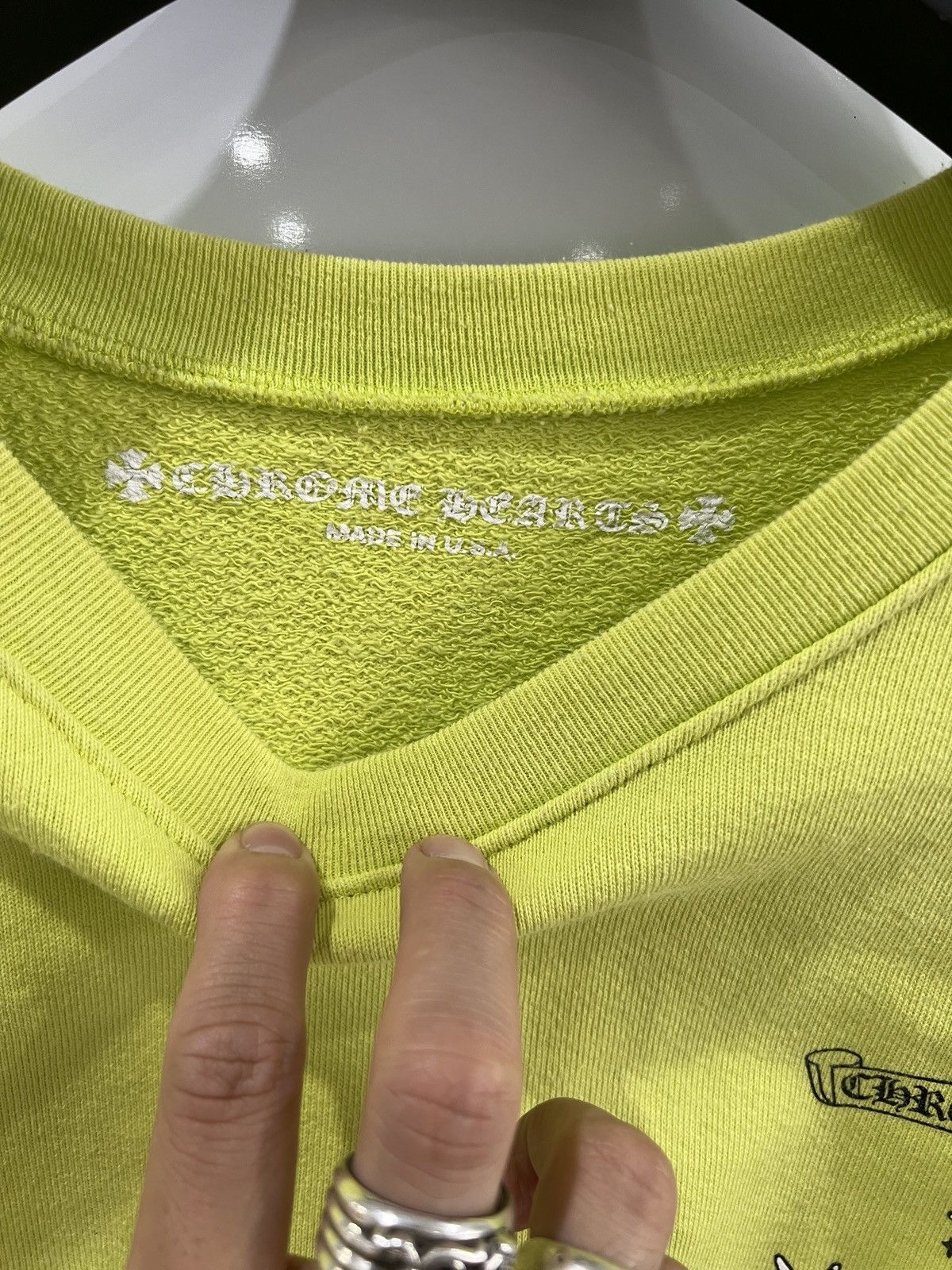 Chrome Hearts CHROME HEARTS MATTY BOY SWET CREW TOPS YELLOW Size US XL / EU 56 / 4 - 5 Thumbnail