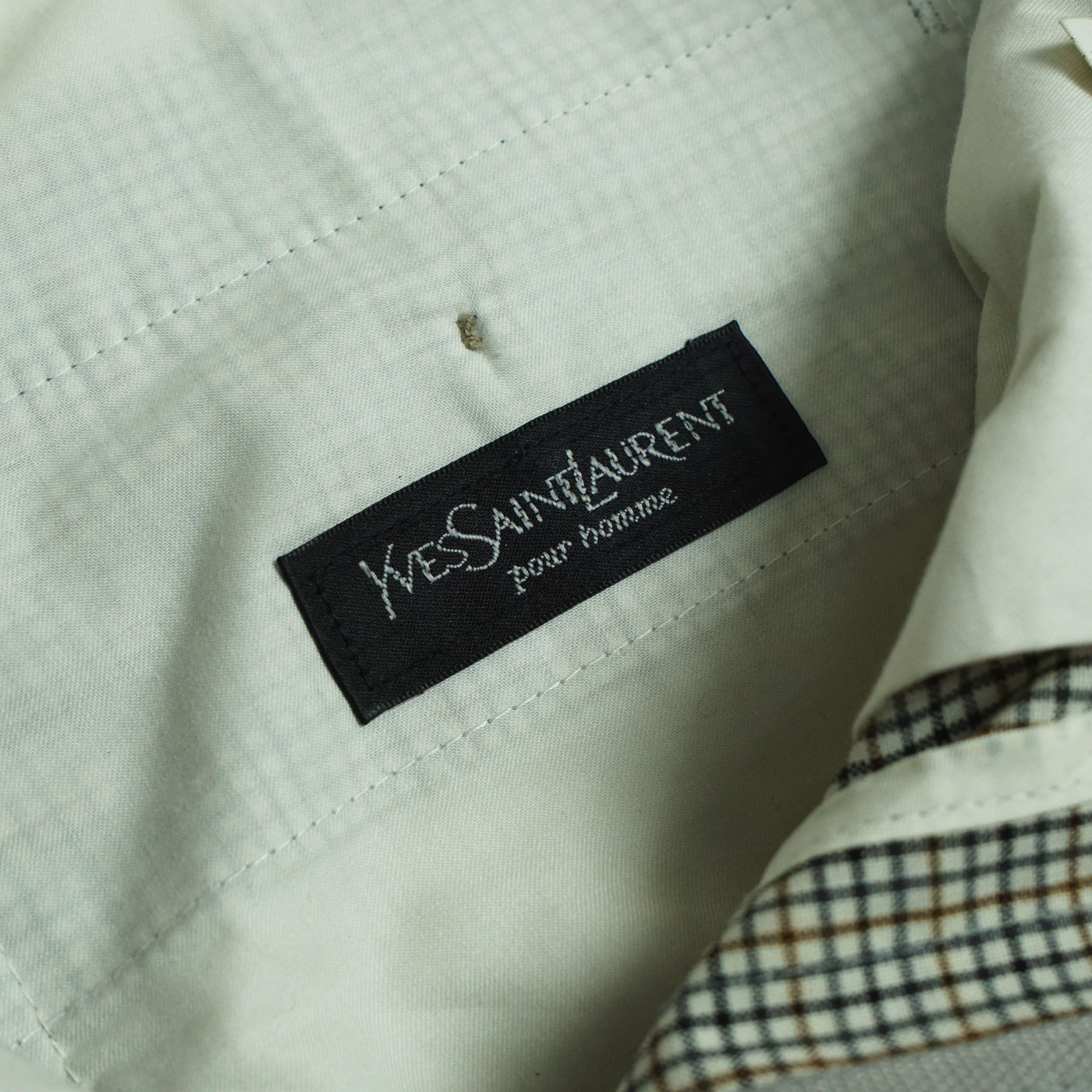 Yves Saint Laurent *NoTariff 90s Yves Saint Laurent Plaid Pants Size 28" / US 6 / IT 42 - 7 Thumbnail