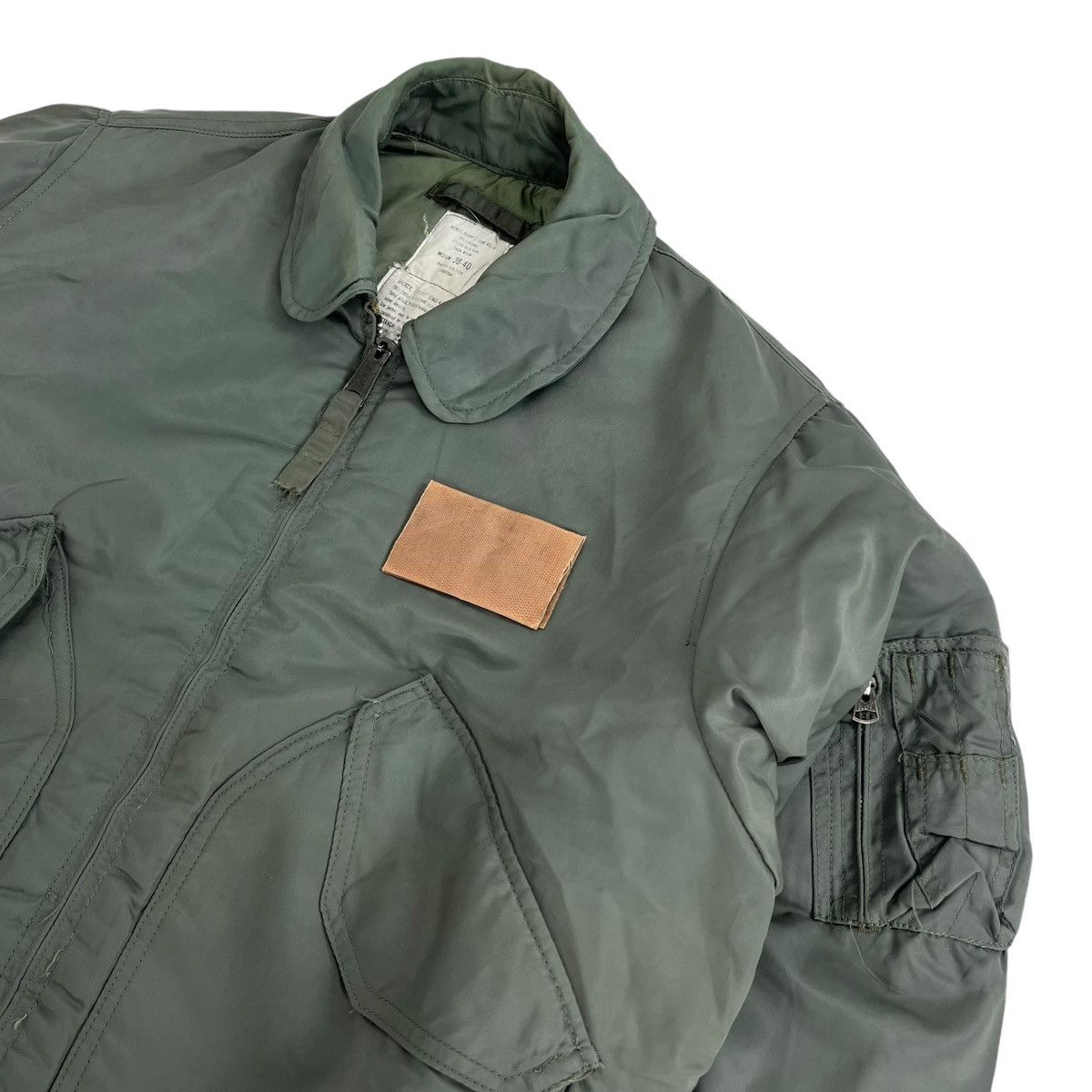 Vintage Vtg Houston Flyers CWU-45 MA1 Bomber Flight Jacket Size US M / EU 48-50 / 2 - 6 Thumbnail