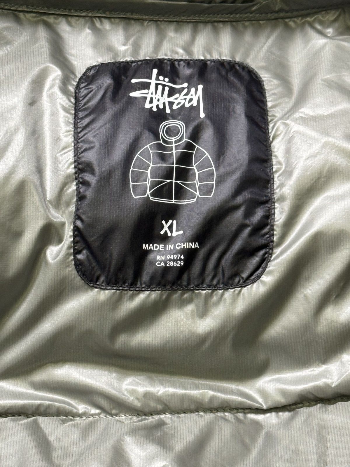 Stussy Stüssy Micro Ripstop Down Parka (Phantom Black) Size US XL / EU 56 / 4 - 9 Thumbnail