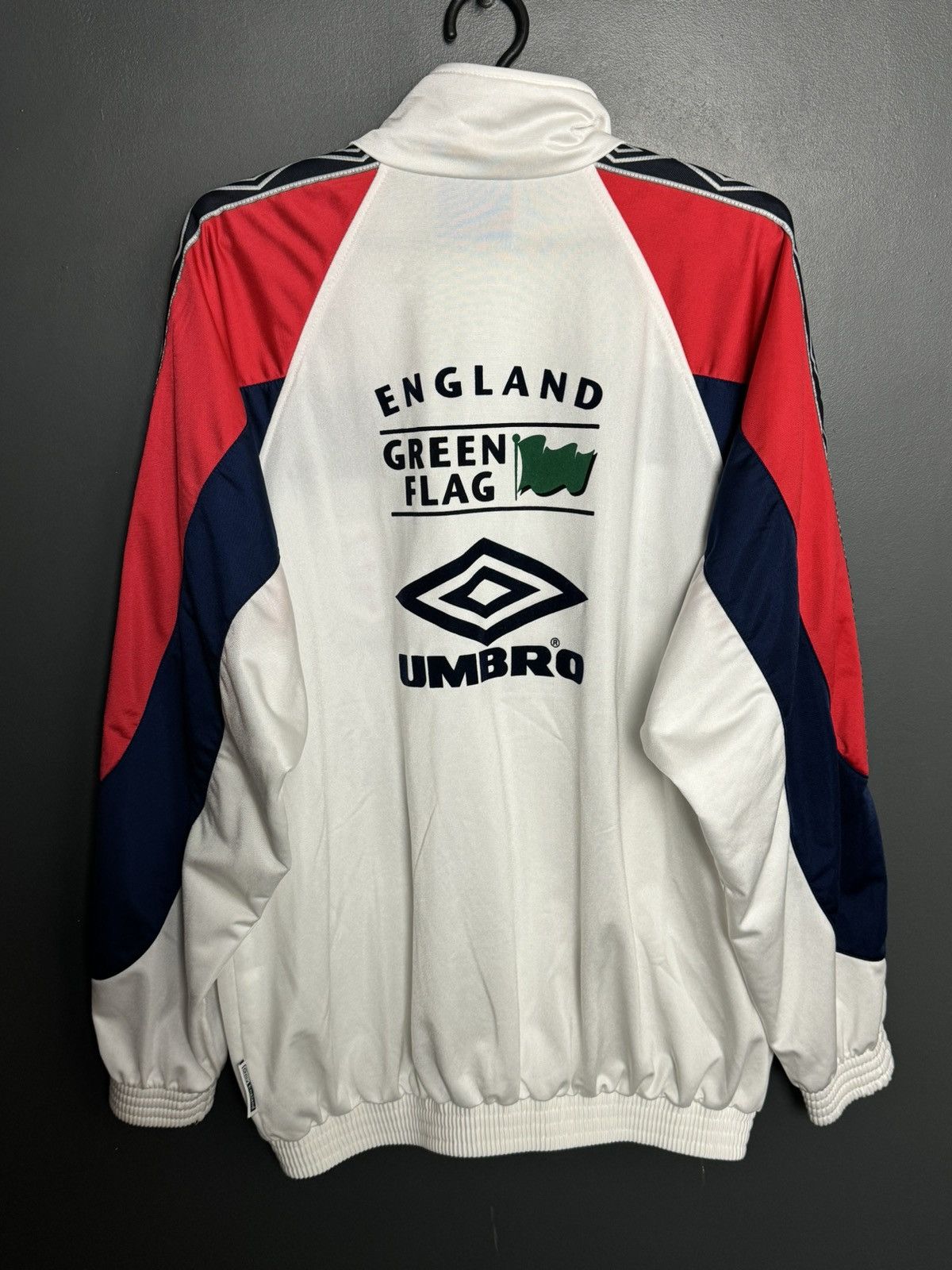 Umbro Vintage England National Team Training Football Jacket Size US M / EU 48-50 / 2 - 2 Thumbnail