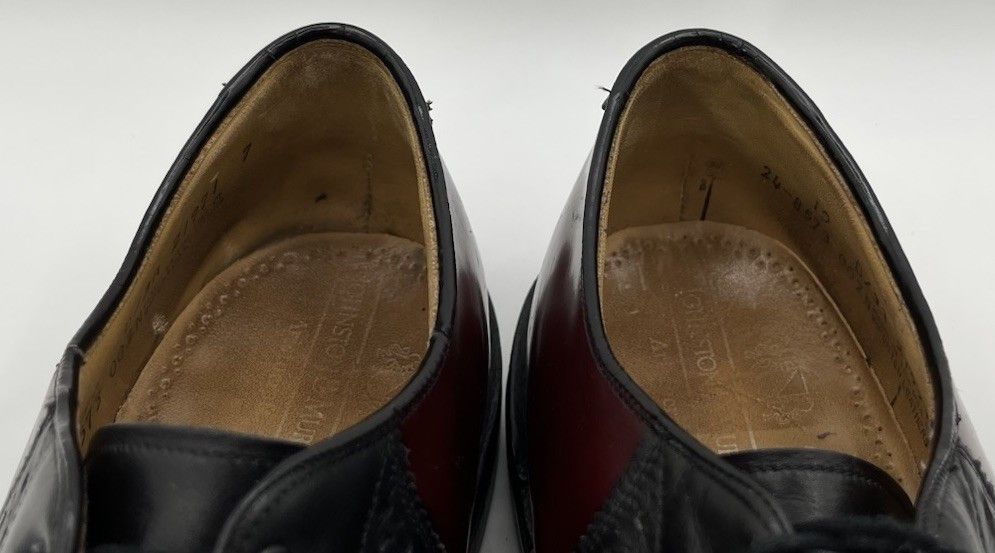 Johnston & Murphy Johnston & Murphy Aristocraft Two-Tone Oxblood Black 10B Size US 10 / EU 43 - 11 Thumbnail