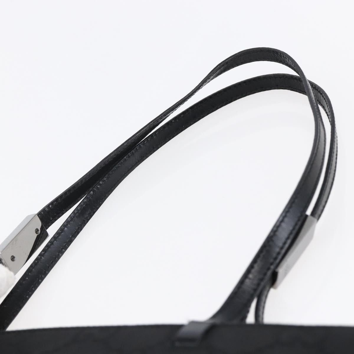 Gucci GUCCI GG Canvas Tote Bag Nylon Black Size ONE SIZE - 8 Thumbnail
