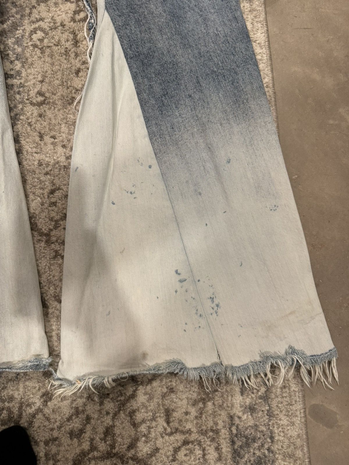 Rick Owens Swampgod 1/1 Repurposed Rick Owens Denim Sample Size US 31 - 4 Thumbnail