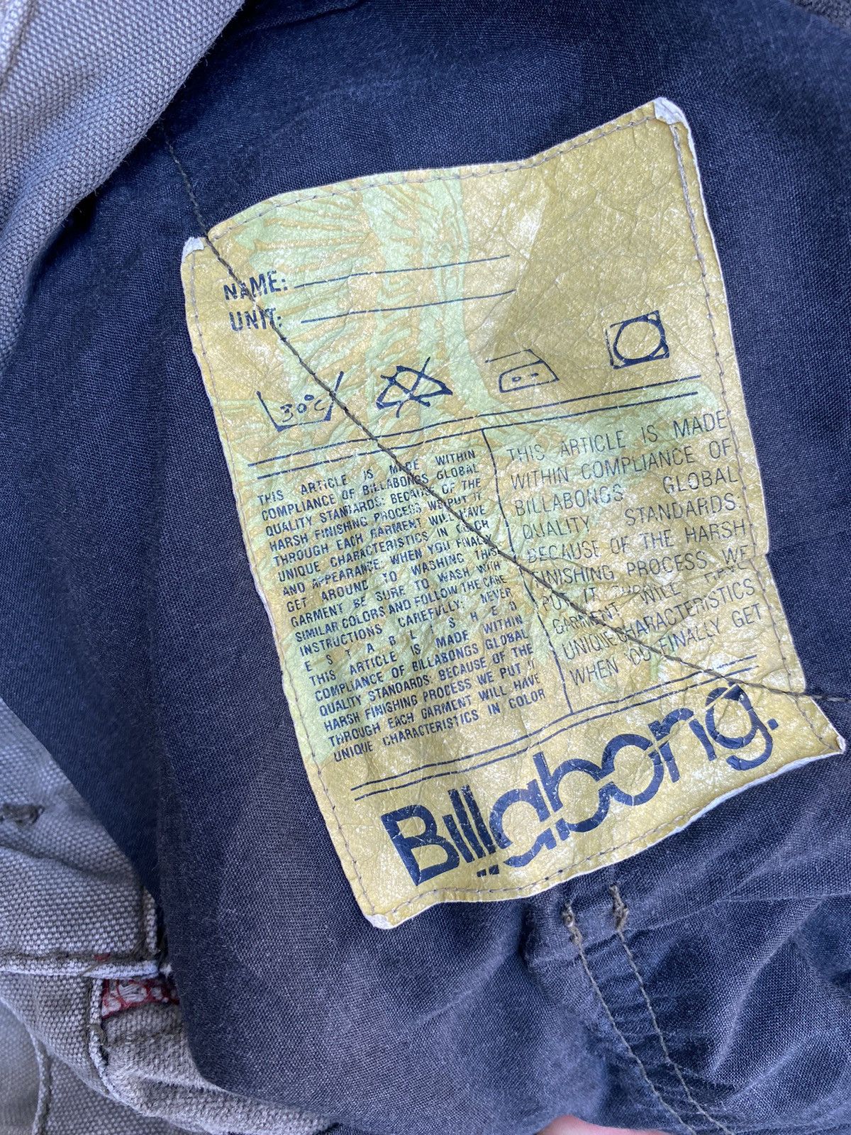 Billabong × Japanese Brand ❗️Distressed ❗️ Vintage Y2K Billabong Short Denim Pants Size US 34 / EU 50 - 8 Thumbnail