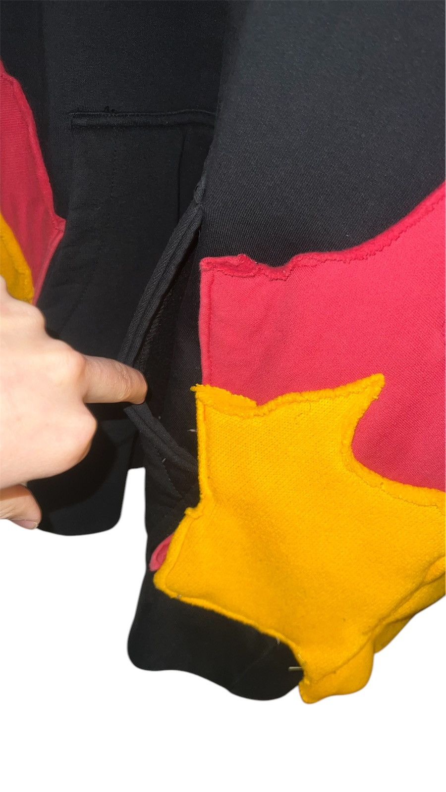 Handmade Flamanti hand made custom hoodie Size US XL / EU 56 / 4 - 4 Thumbnail