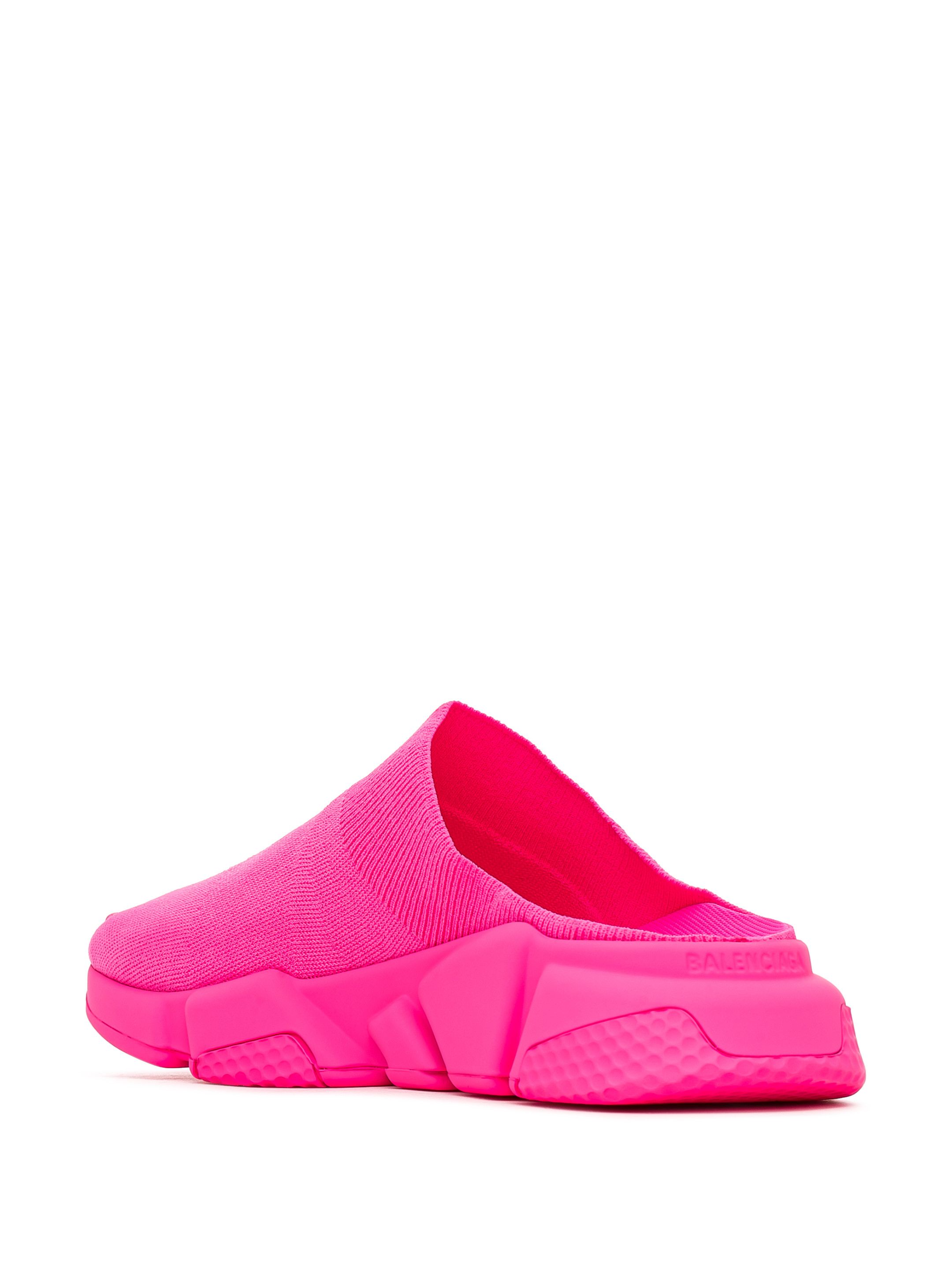 Balenciaga o1in1g0824 Speed Recycled Knit Mule in Pink Size US 11 / IT 41 - 3 Thumbnail