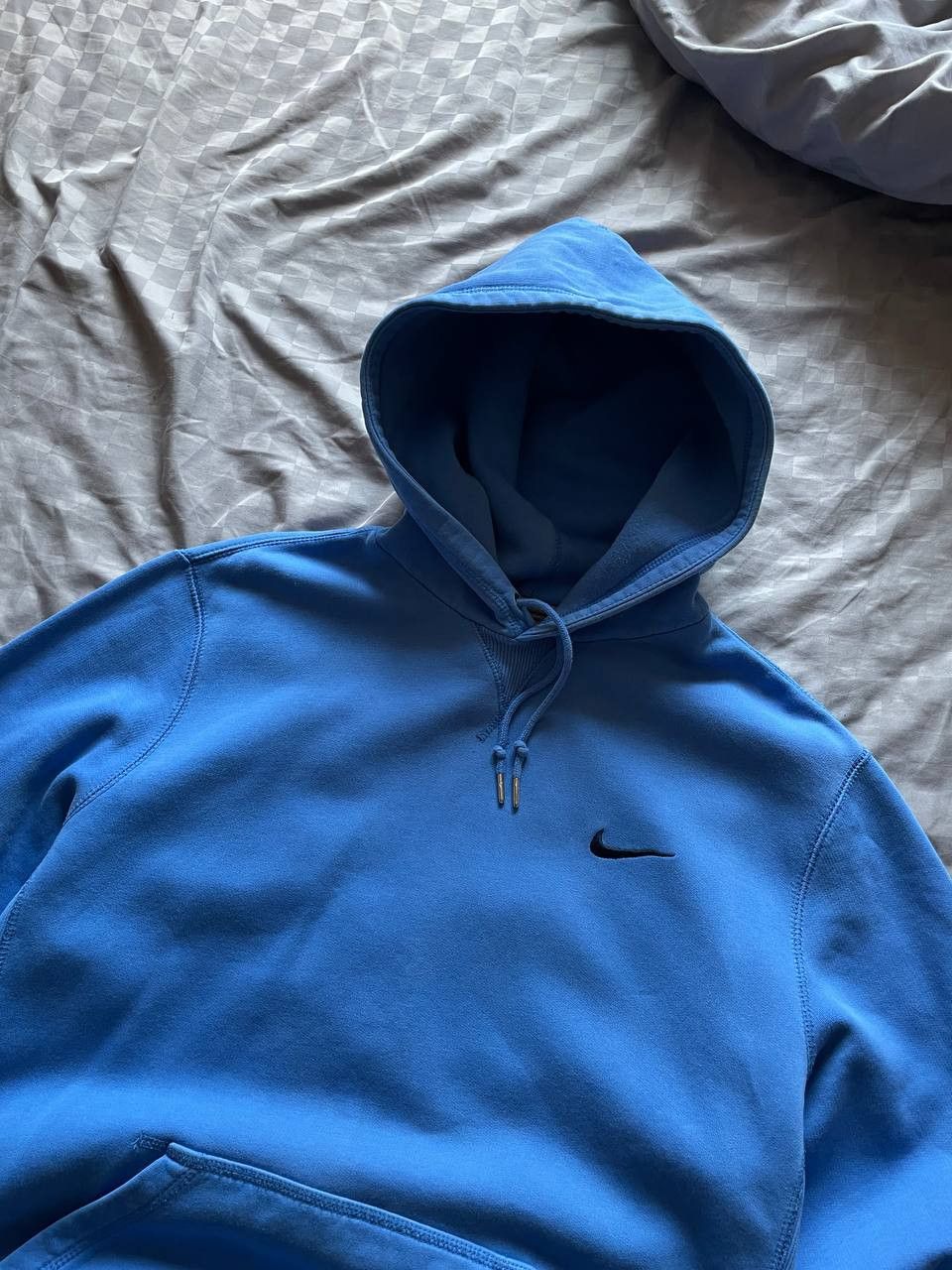 Nike Vintage Nike Hoodie Boxy Fit Mini Swoosh Y2K Rare 90s Size US L / EU 52-54 / 3 - 3 Thumbnail