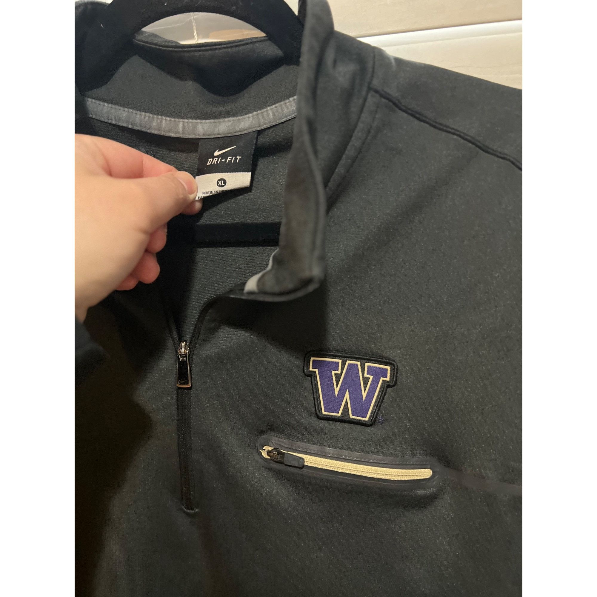 Nike Nike Washington Huskies 1/4 Zip Pullover - Size XL Size US XL / EU 56 / 4 - 2 Thumbnail
