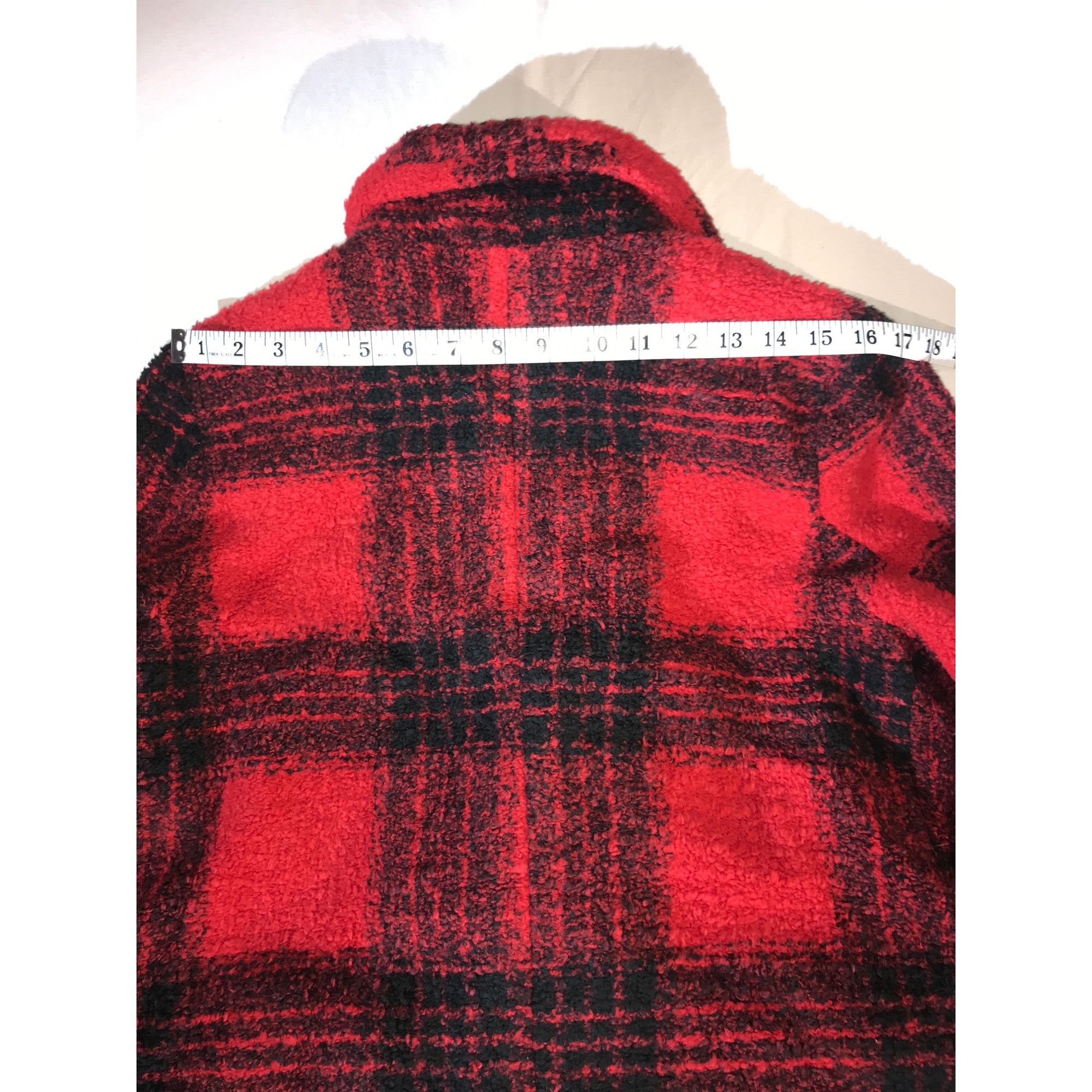 Other Vigoss Womens Red & Black Plaid Wool Blend Coat Size S / US 4 / IT 40 - 6 Thumbnail