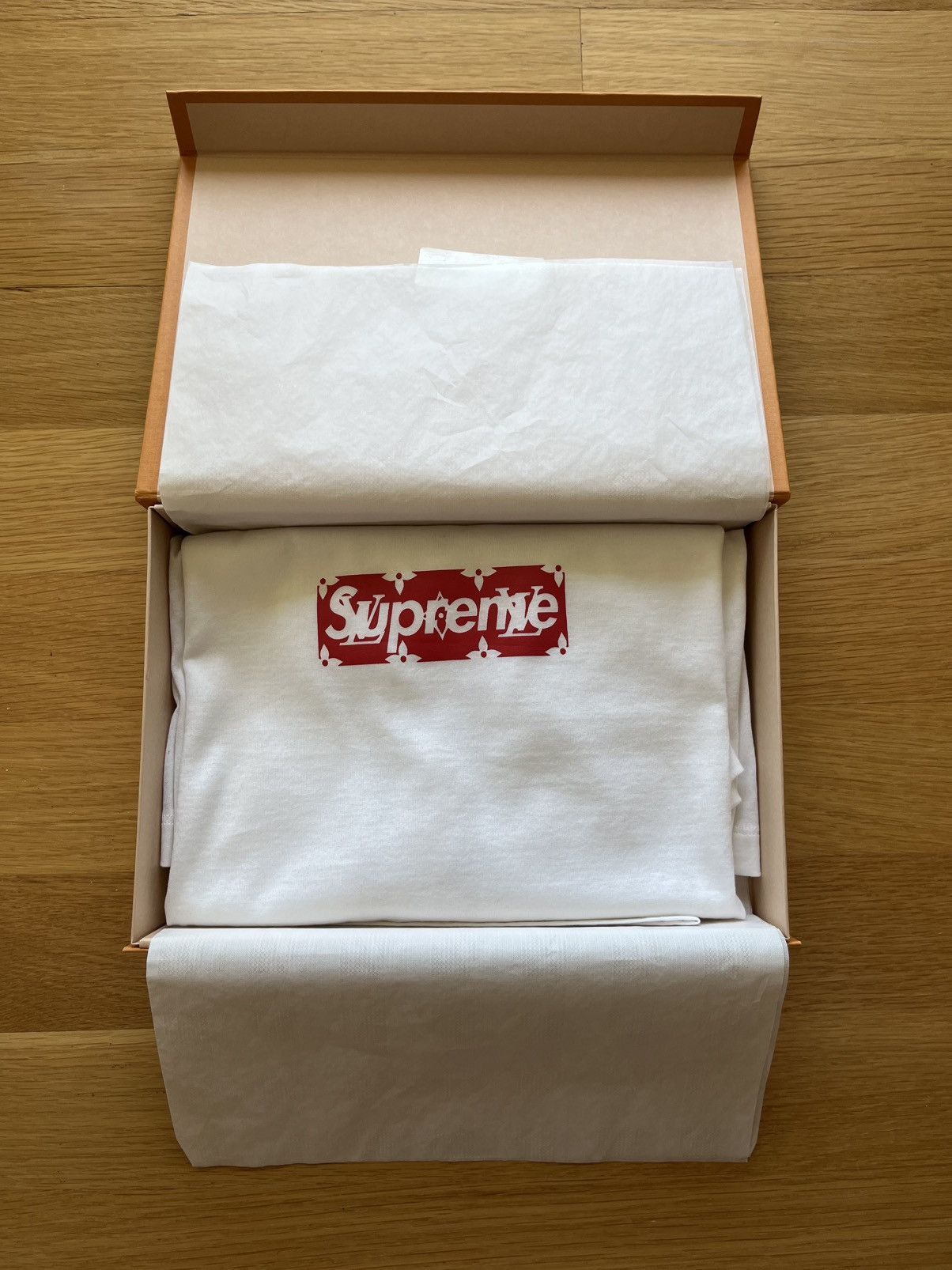 Supreme Monogram Box Logo Tee | Grailed
