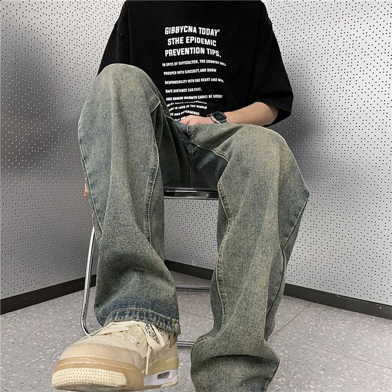 Japanese Brand × Jean Retro loose casual wide leg jeans Size US 32 / EU 48 - 3 Thumbnail