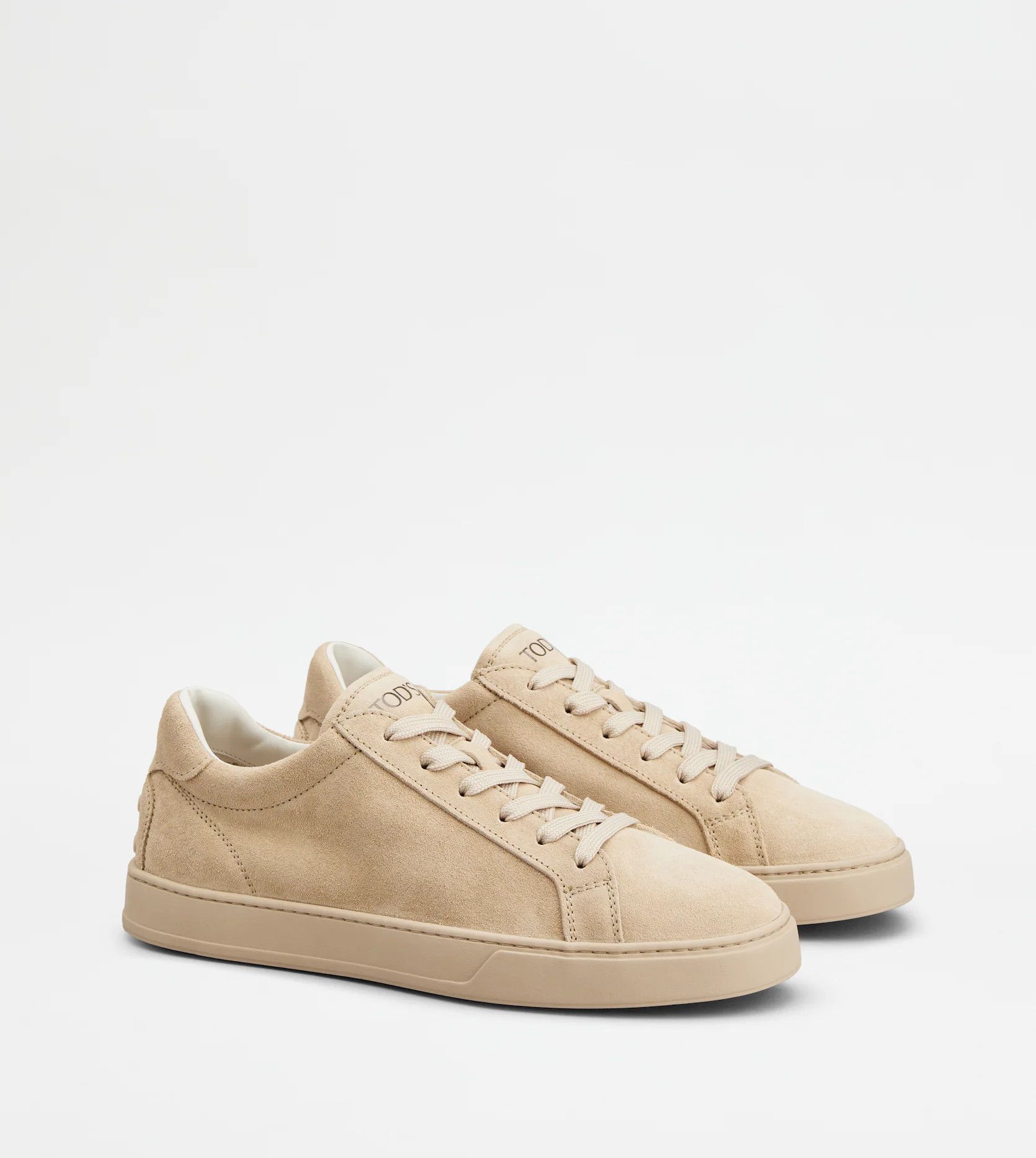 Tod's o1s22i1n0325 Cassetta 04L Lace-up Shoes in Beige Size US 7 / EU 40 - 2 Thumbnail