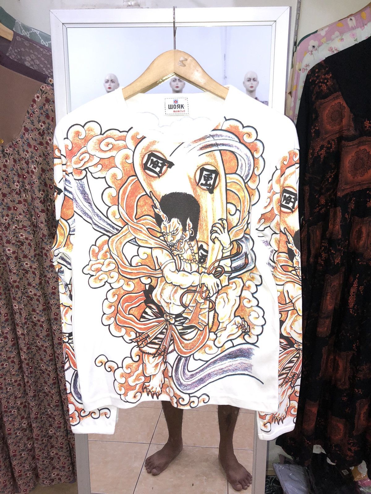 Beauty Beast × Japanese Brand Full print Sukajan Long Sleeve Size US L / EU 52-54 / 3 - 2 Thumbnail