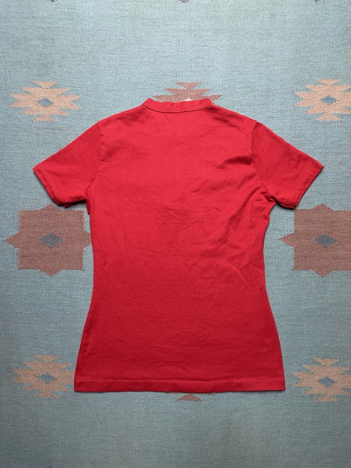 Vintage 50s henley t shirt blank crimson ringer soft women’s Sm/Med Size S / US 4 / IT 40 - 6 Thumbnail