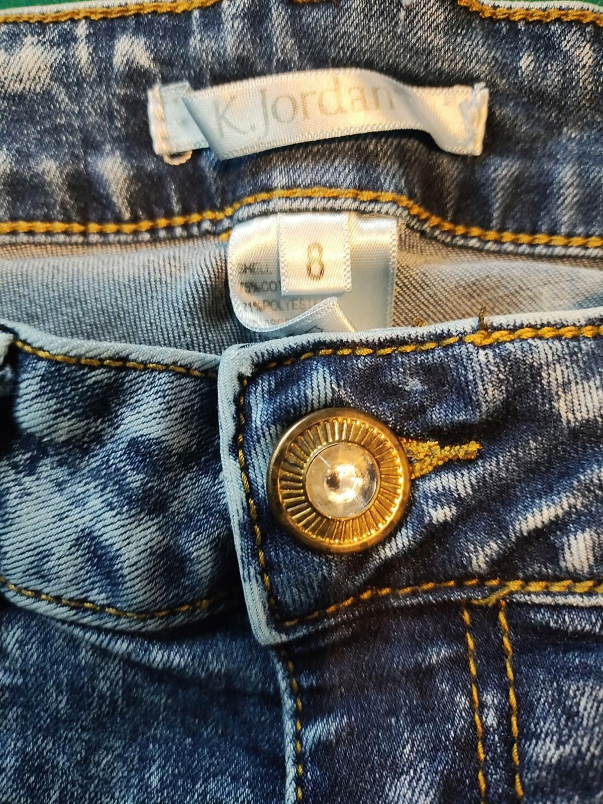 Designer K Jordan Women's Skinny Jeans with Side Zippers Size 30" / US 8 / IT 44 - 3 Thumbnail