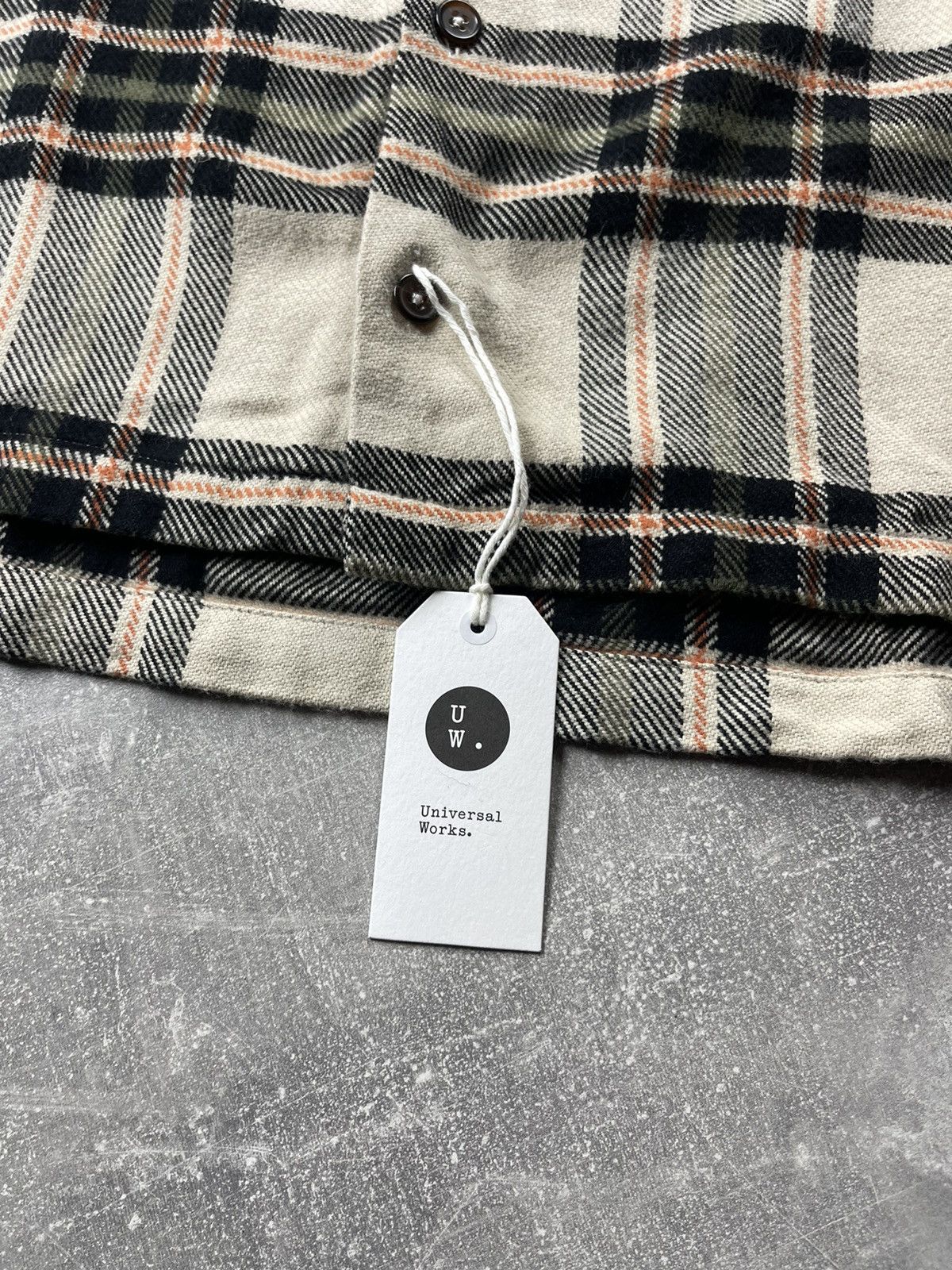 Universal Works Universal Works Heavy Utility Check Shirt Charcoal Plaid Size US M / EU 48-50 / 2 - 12 Thumbnail