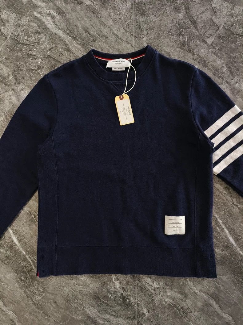 Thom Browne Thom Browne Classic blue hoodie Size US M / EU 48-50 / 2 - 1 Thumbnail