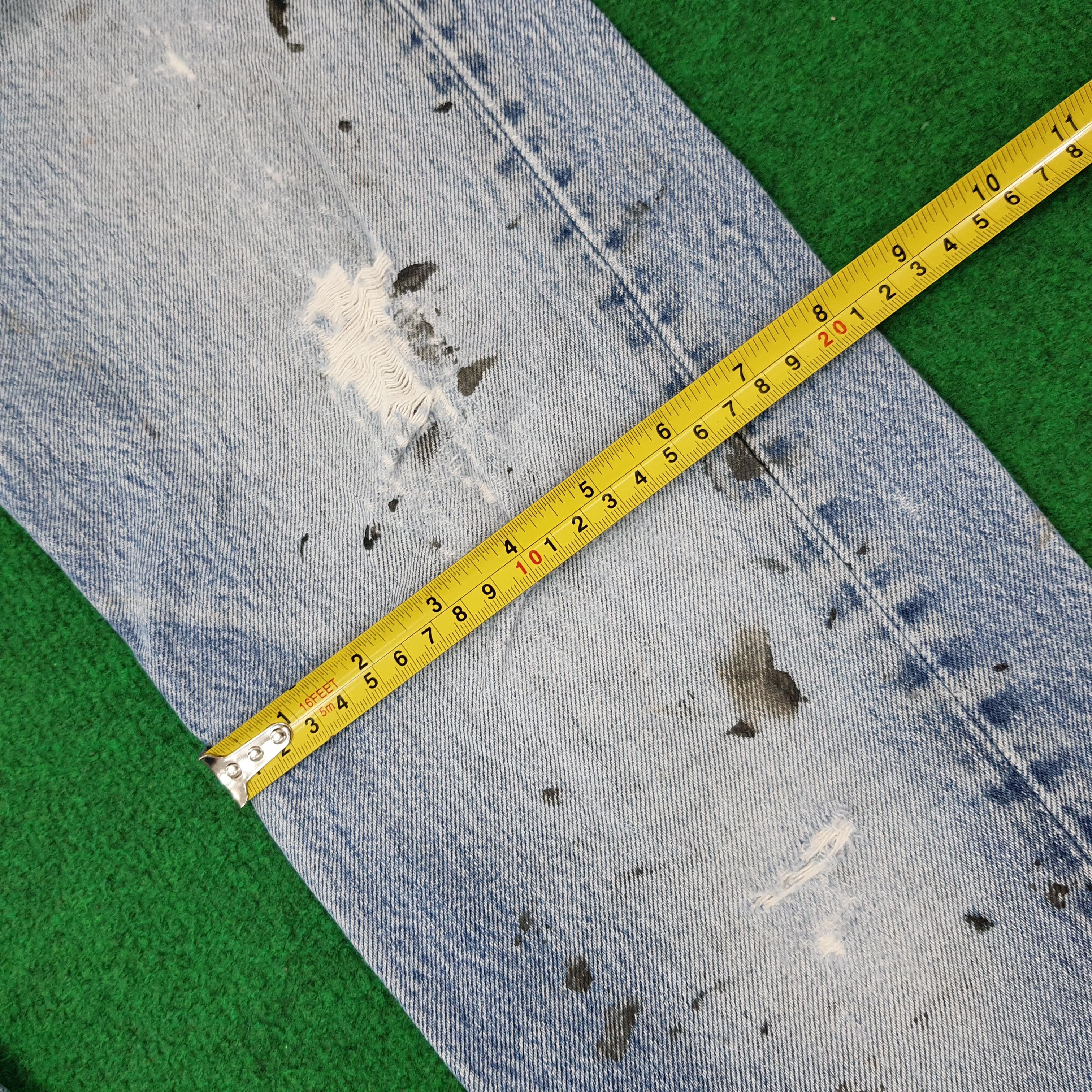 Levi's Vintage Levi's 501 Denim Distressed Paint Jeans C252N10 Size US 28 / EU 44 - 16 Thumbnail