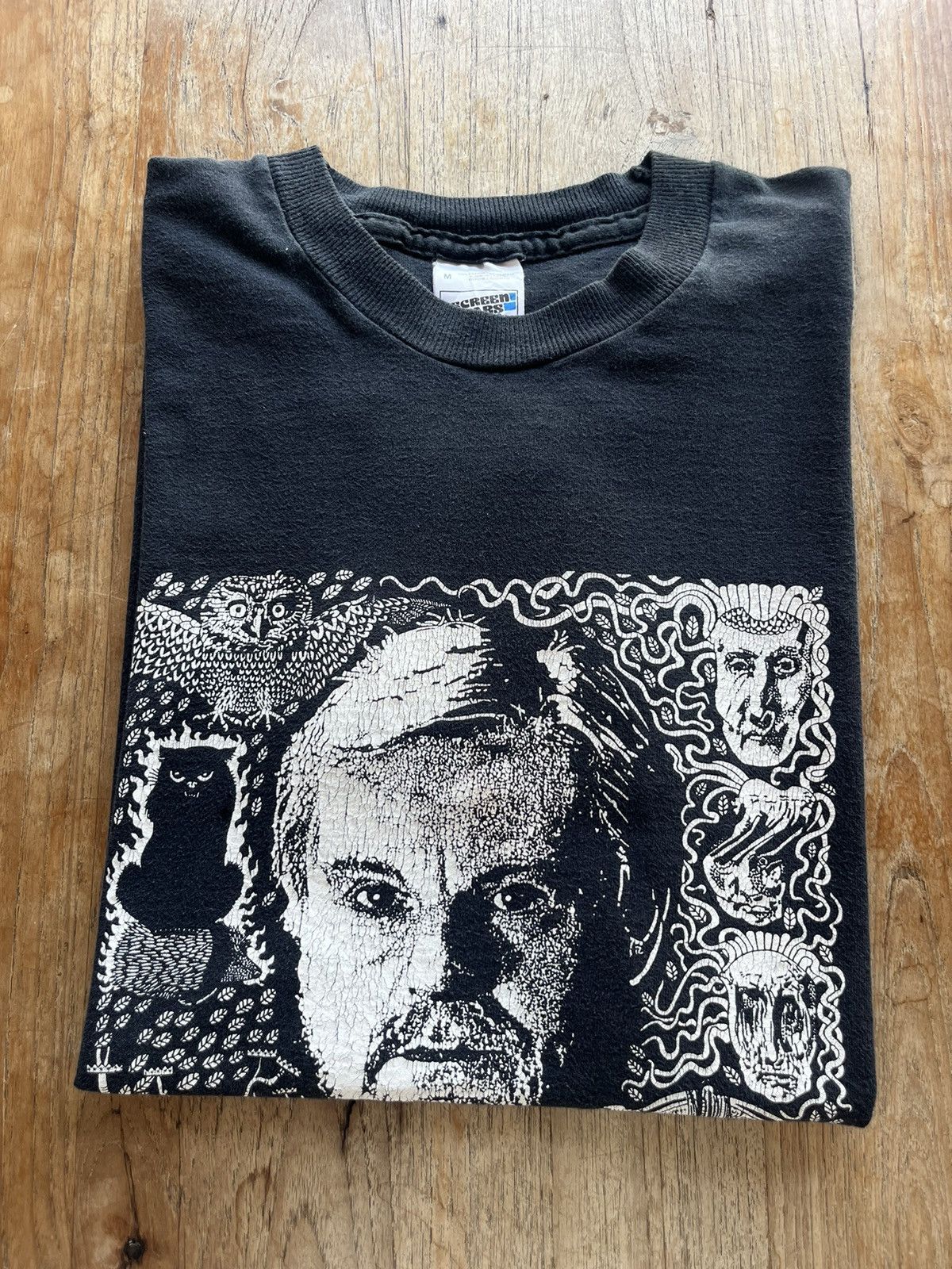 Macbeth × Vintage Vintage MACBETH WILLIAM SHAKESPEARE 90’s Artwork Tshirt Size US M / EU 48-50 / 2 - 1 Thumbnail
