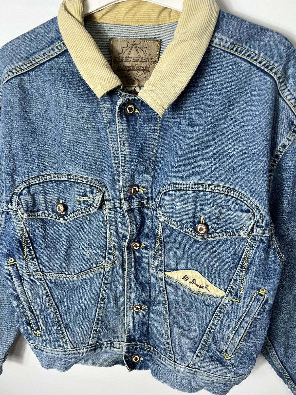 Diesel Vintage streetwear y2k Diesel Star Series 00s Denim Jacket Size M / US 6-8 / IT 42-44 - 2 Thumbnail