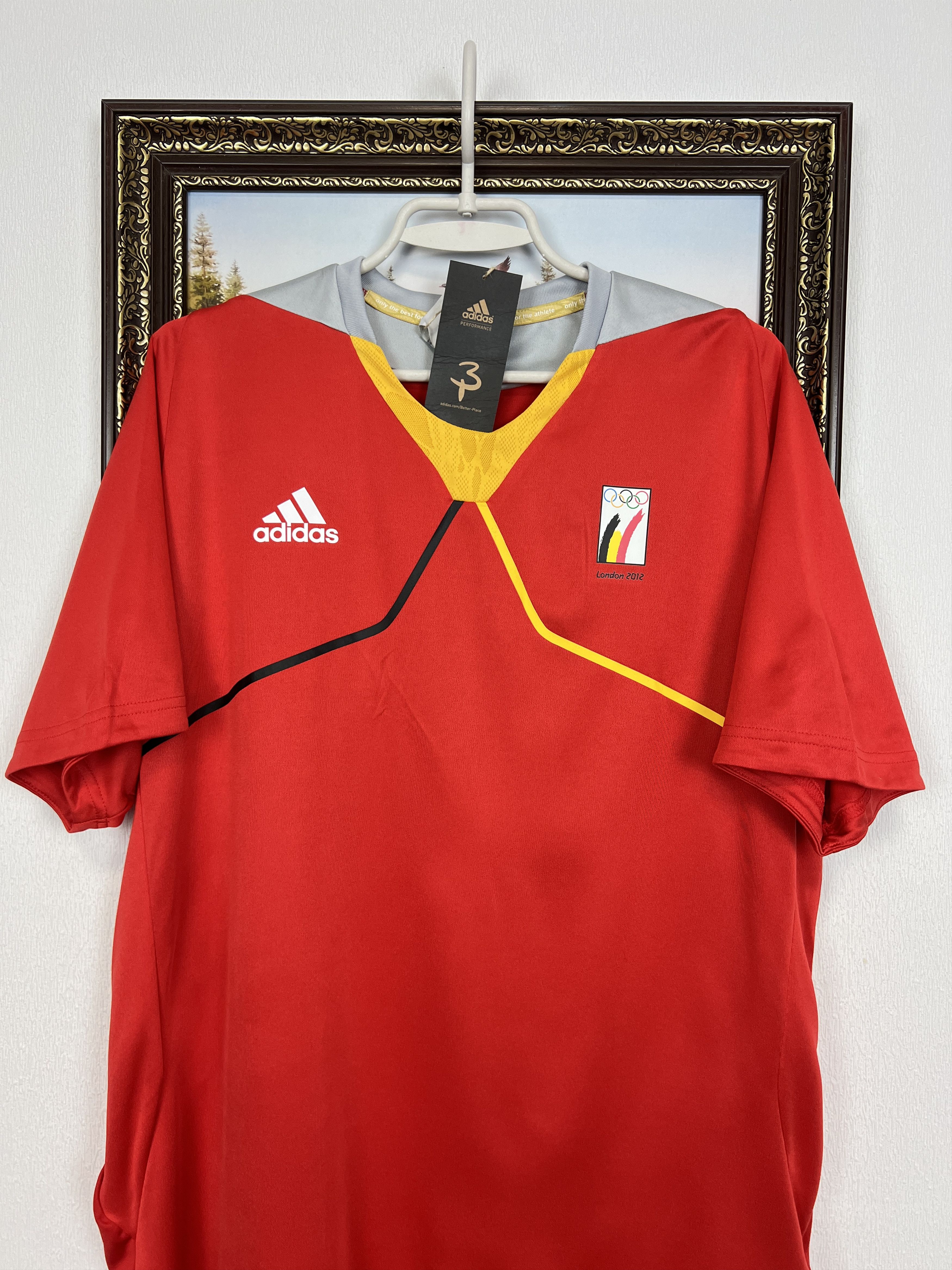 Adidas Adidas Belgium Olympics National Team Shirt Train Tee Hype Size US L / EU 52-54 / 3 - 2 Thumbnail
