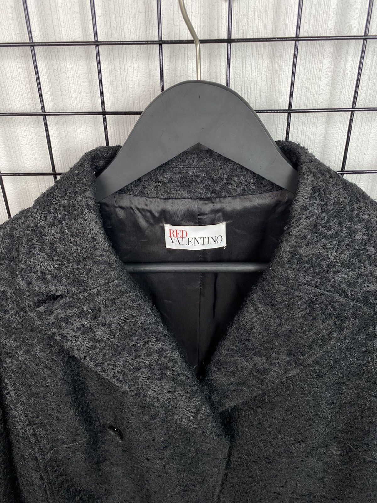 RED Valentino RED Valentino Wool Jacket Women Blazer Black Coat Size L / US 10 / IT 46 - 11 Thumbnail