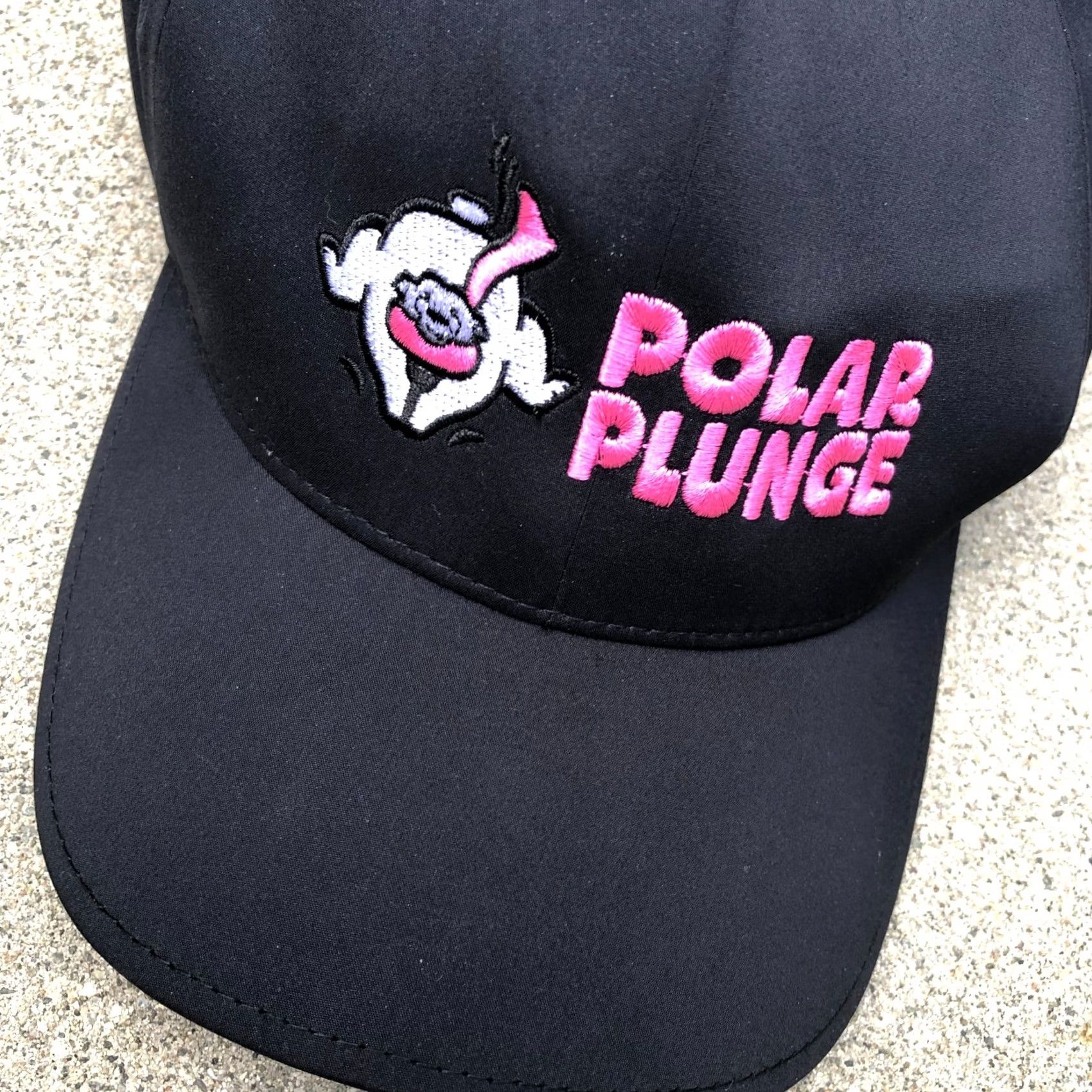 Vintage FLEXFIT DELTA Polar Plunge Baseball Hat Men's S/M Black Cap Moisture Wicking Baseball Cap Mens S/M Black Polo Plunge Delta Flexfit Polar Size ONE SIZE - 2 Thumbnail