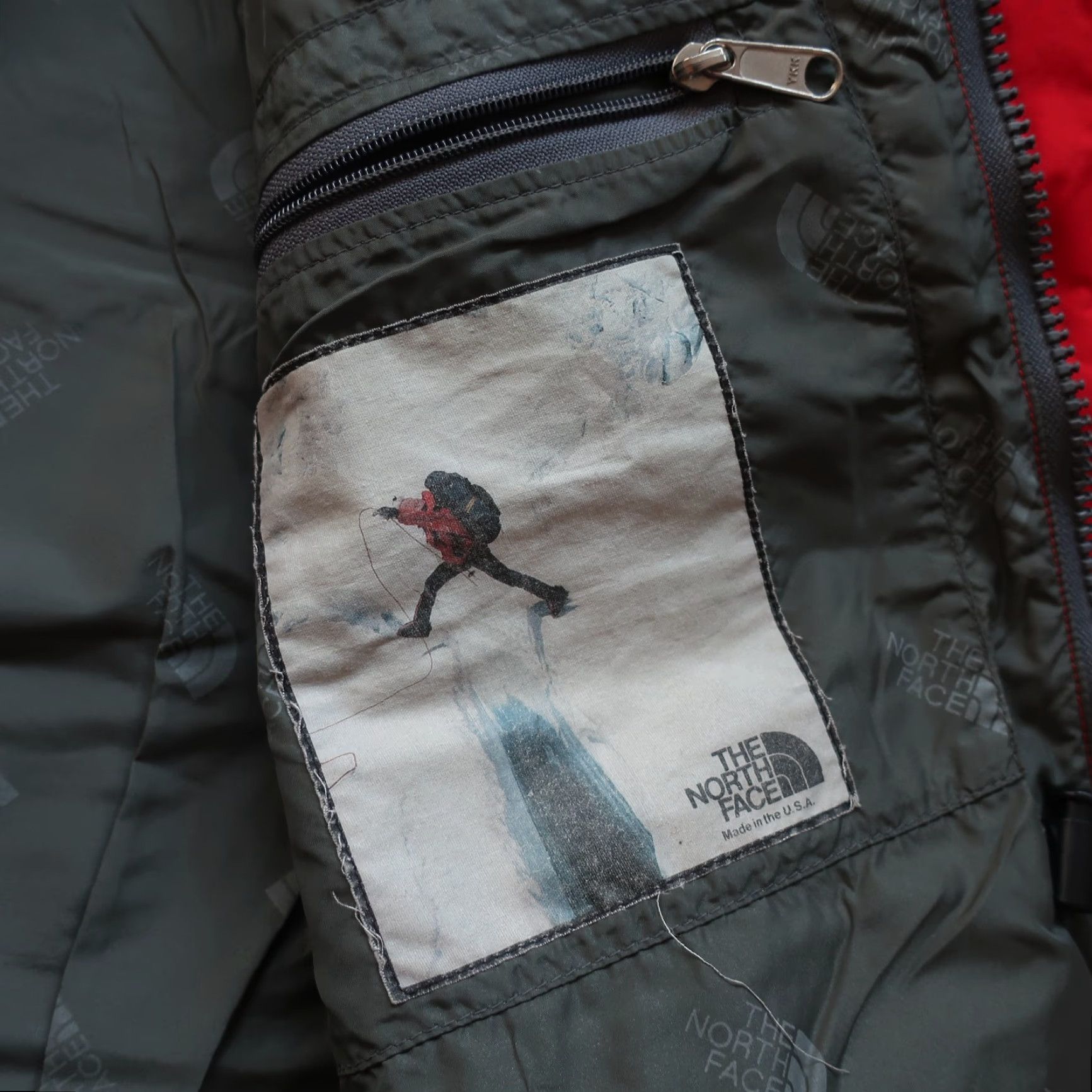 The North Face VINTAGE The North Face Jacket Mountain Parka Mens Large Red 80s Made in USA Size US L / EU 52-54 / 3 - 2 Thumbnail