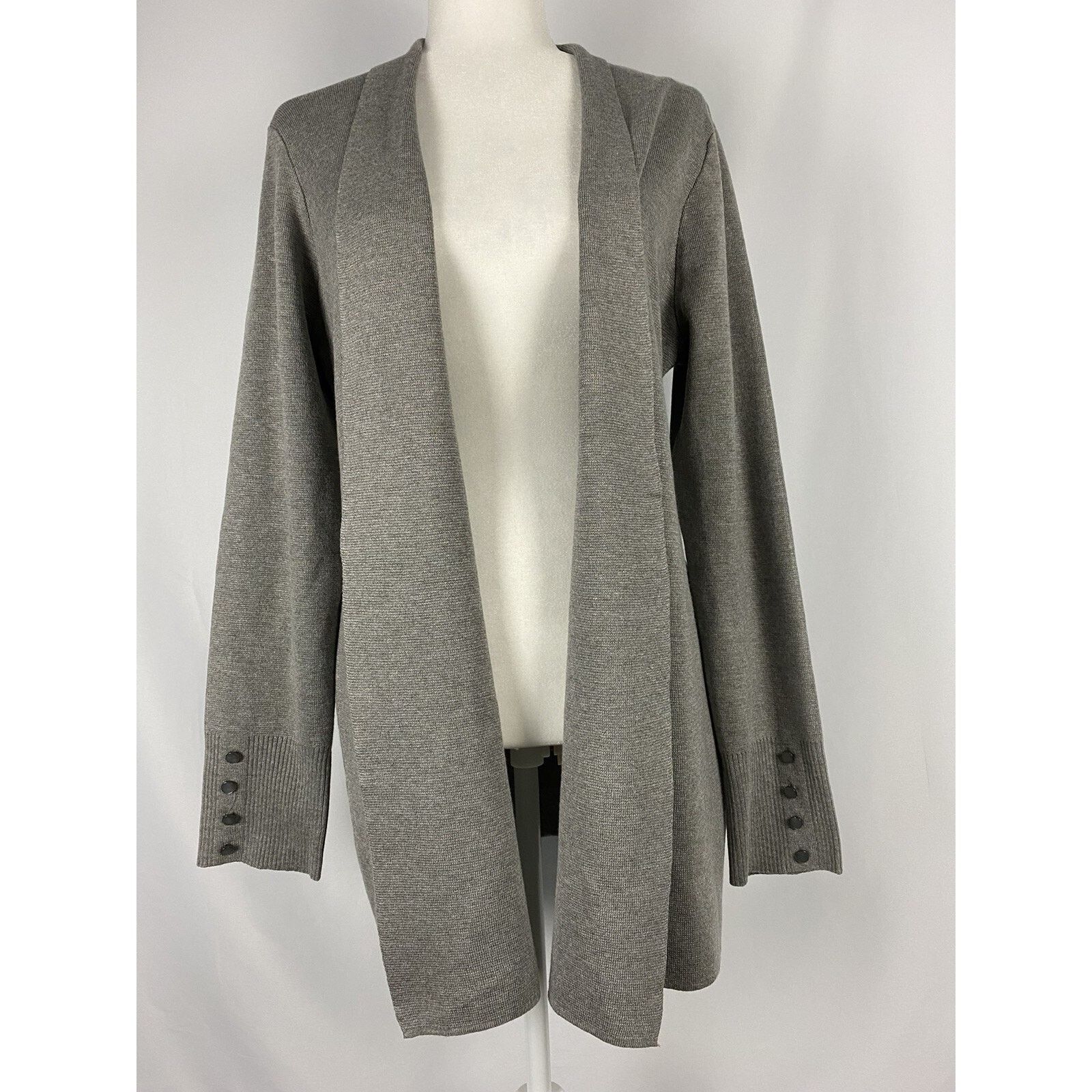 & Other Stories Cyrus rayon cardigan knit warm women gray Gran XL A001839 Size XL / US 12-14 / IT 48-50 - 2 Thumbnail