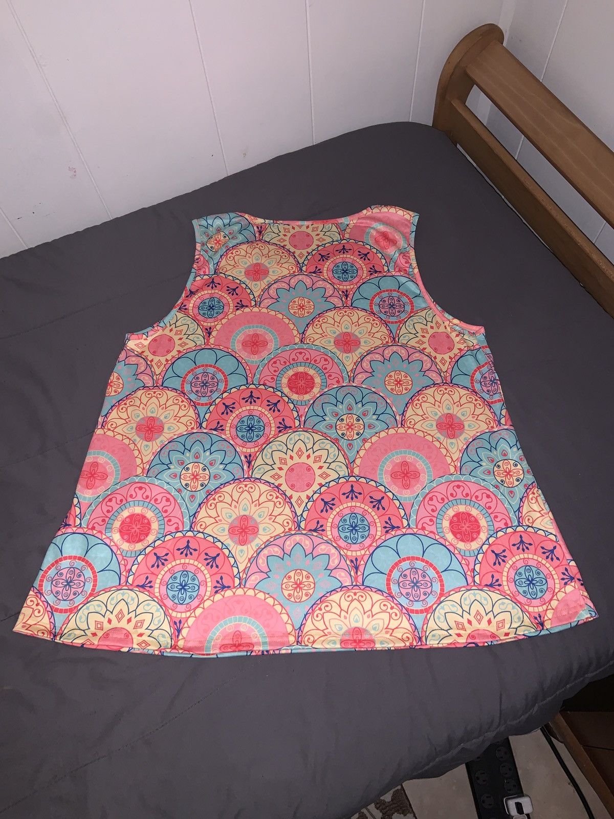 Shein Womens Emory Rose Tank Top - Size 2XL - Multi Color Size XXL / US 16-18 / IT 52-54 - 3 Thumbnail