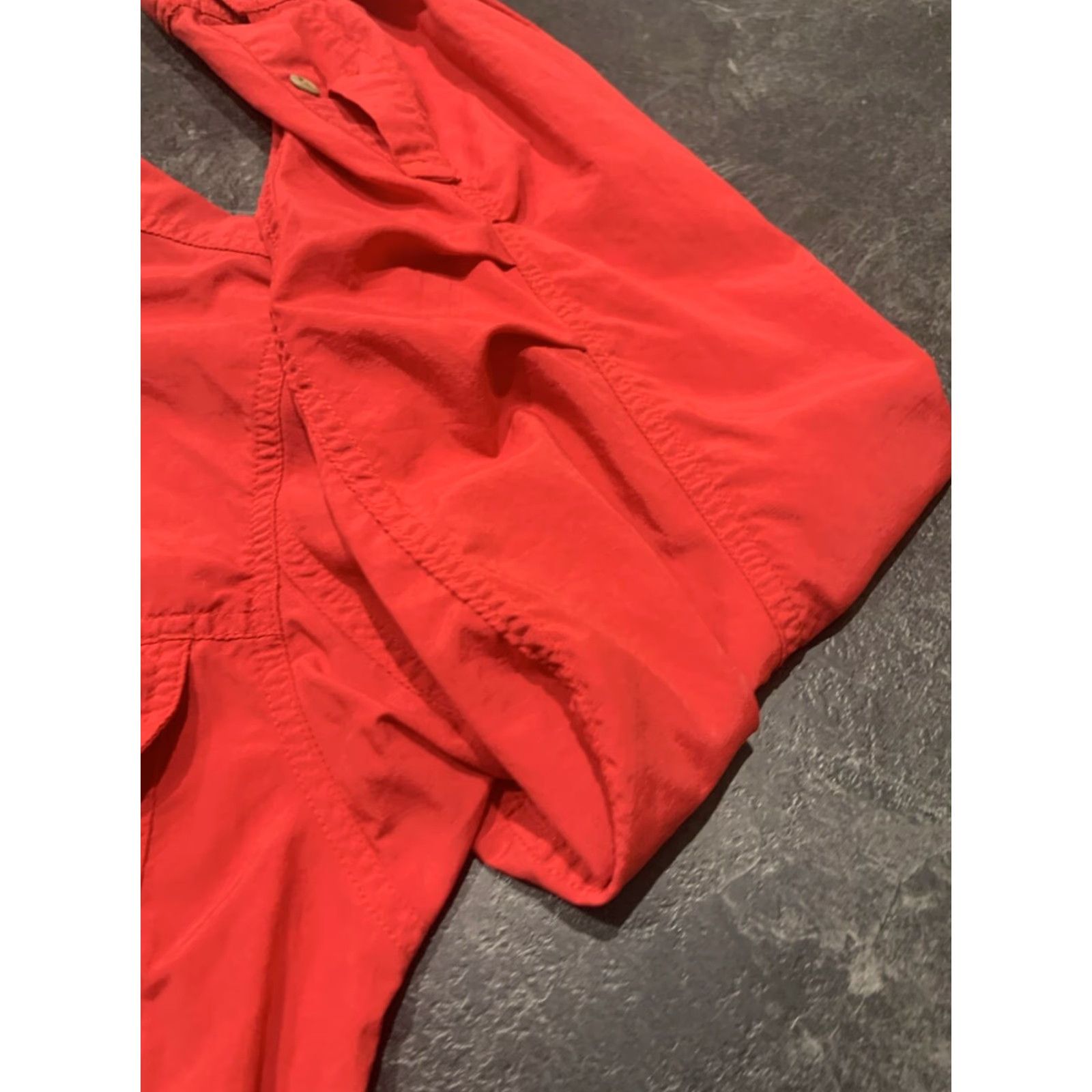 Lands' End VINTAGE Lands' End Mont-Bell Shirt Red Nylon Button-Up Large Casual Outdoor Mens Size US L / EU 52-54 / 3 - 3 Thumbnail