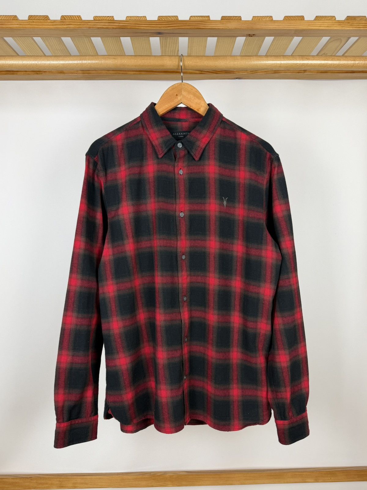 Allsaints Allsaints Windham LS Shirt Light Flannel Checkered Size L Size US L / EU 52-54 / 3 - 1 Thumbnail